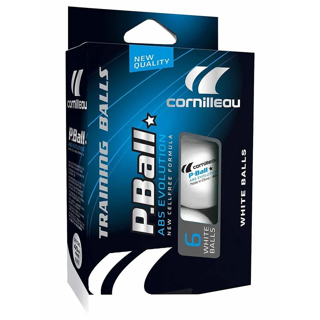 Cornilleau P-Ball ABS Evolution 1 Masaüstü Tennis Topları 6 ədəd