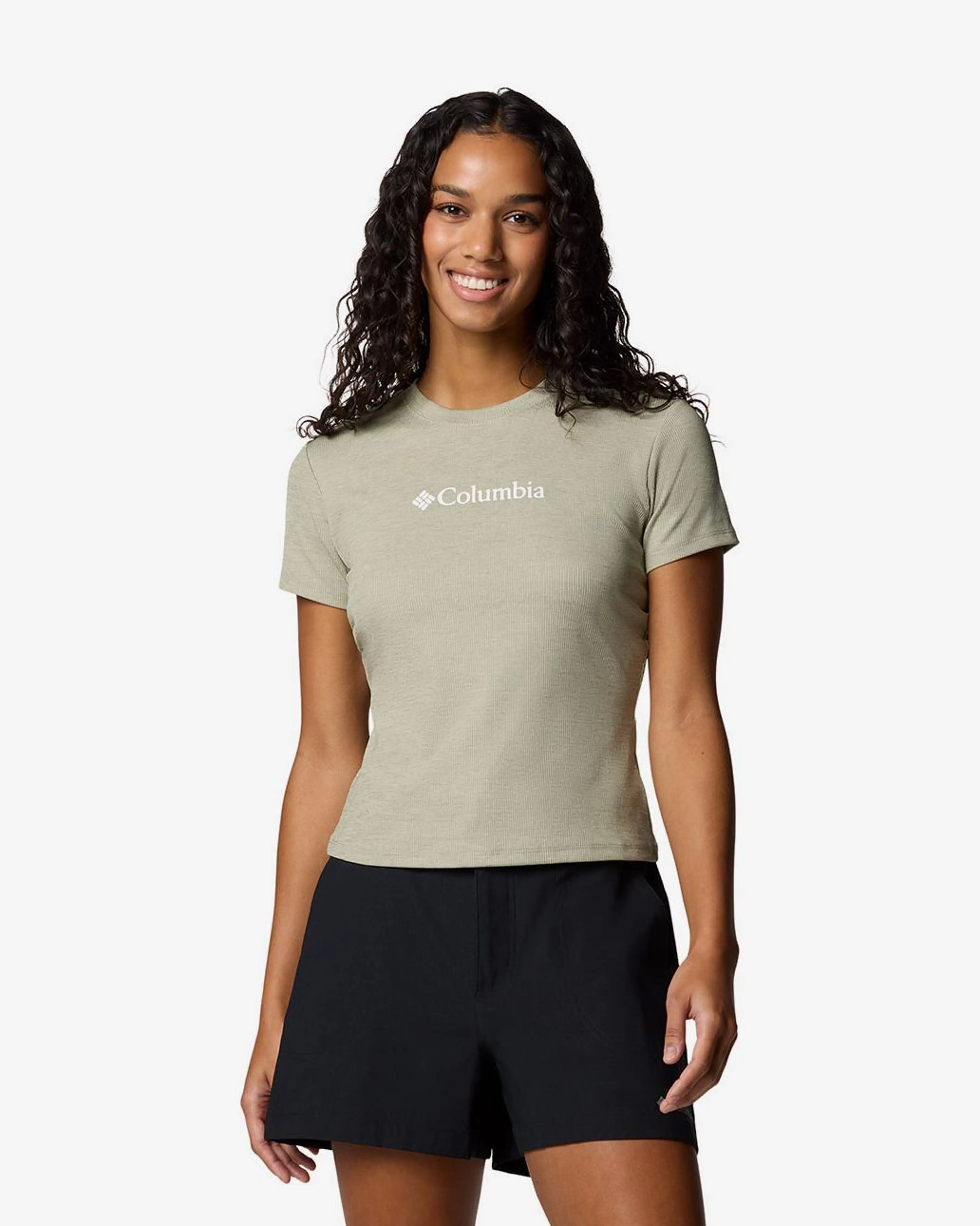 Columbia Move Short Sleeve T-Shirt Sage Qadınlar üçün köynək