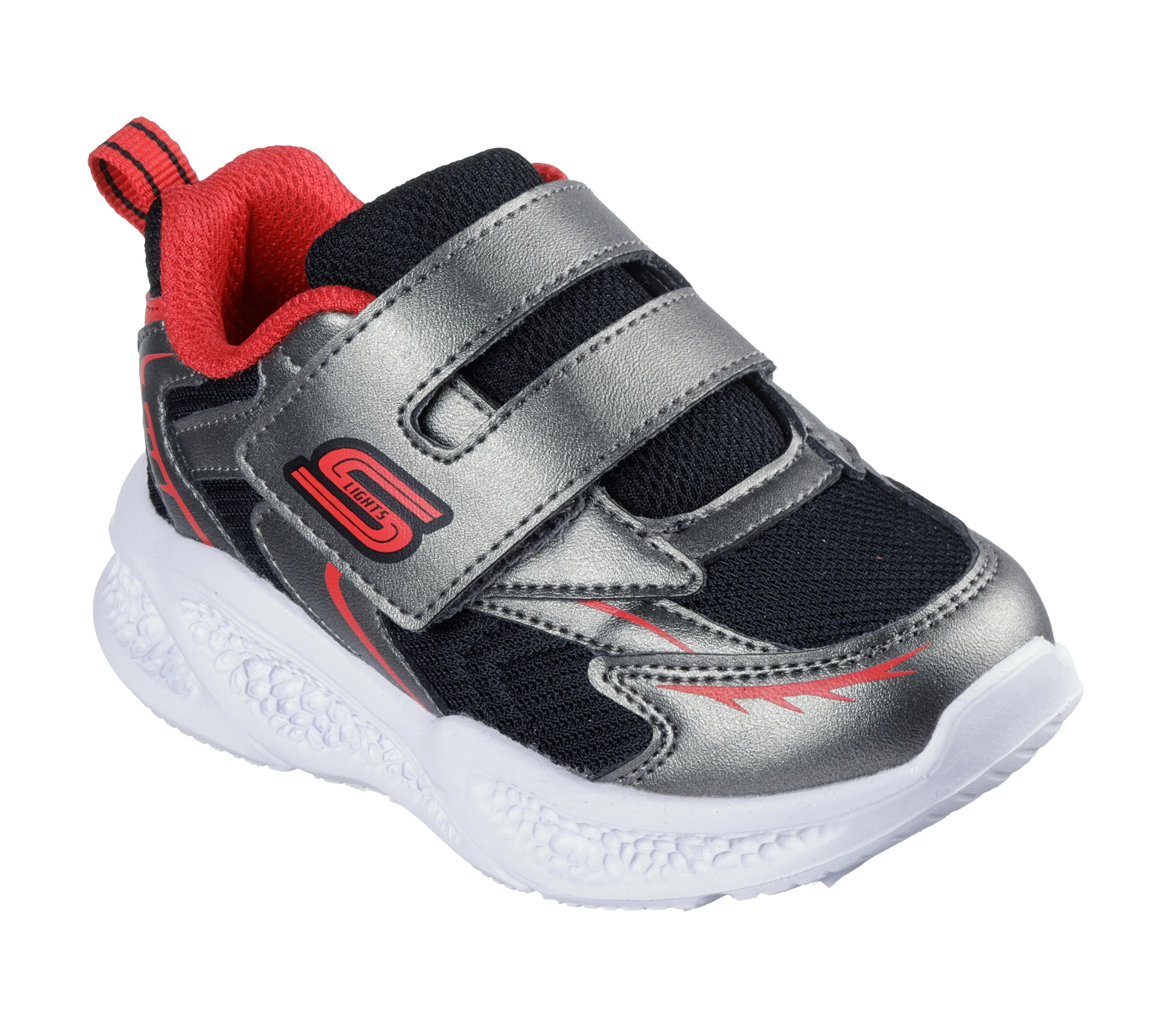 Skechers S-Lights: Meteor-Lights - Glow Spike Uşaqlar üçün krosovkalar