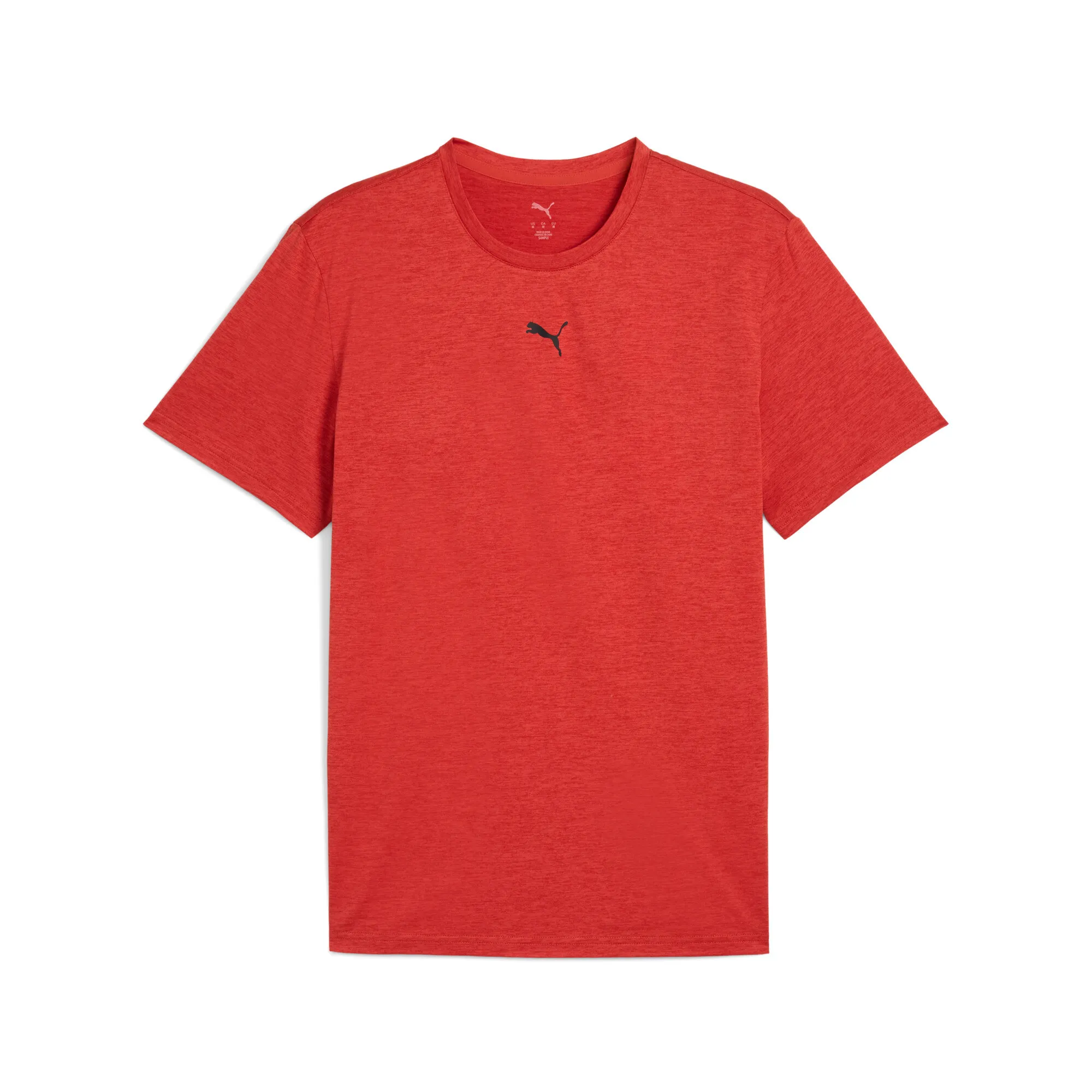 PUMA M TAD Essentials Heather Left Chest Logo Tee Kişi Köynəyi