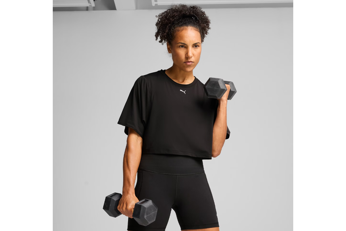 PUMA W Cloudspun Mesh Tee Qadın Köynəyi