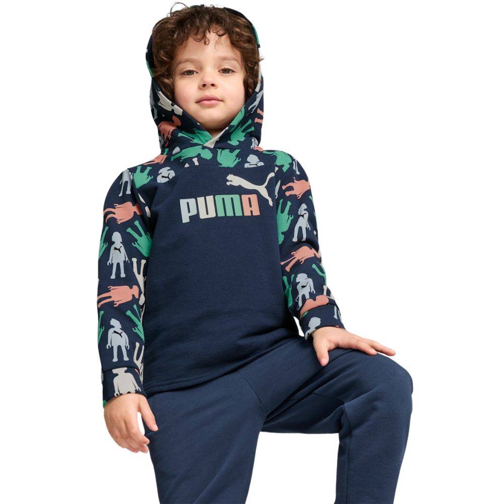 PUMA X Playmobil Hoodie TR Club Navy Uşaqlar üçün hudi
