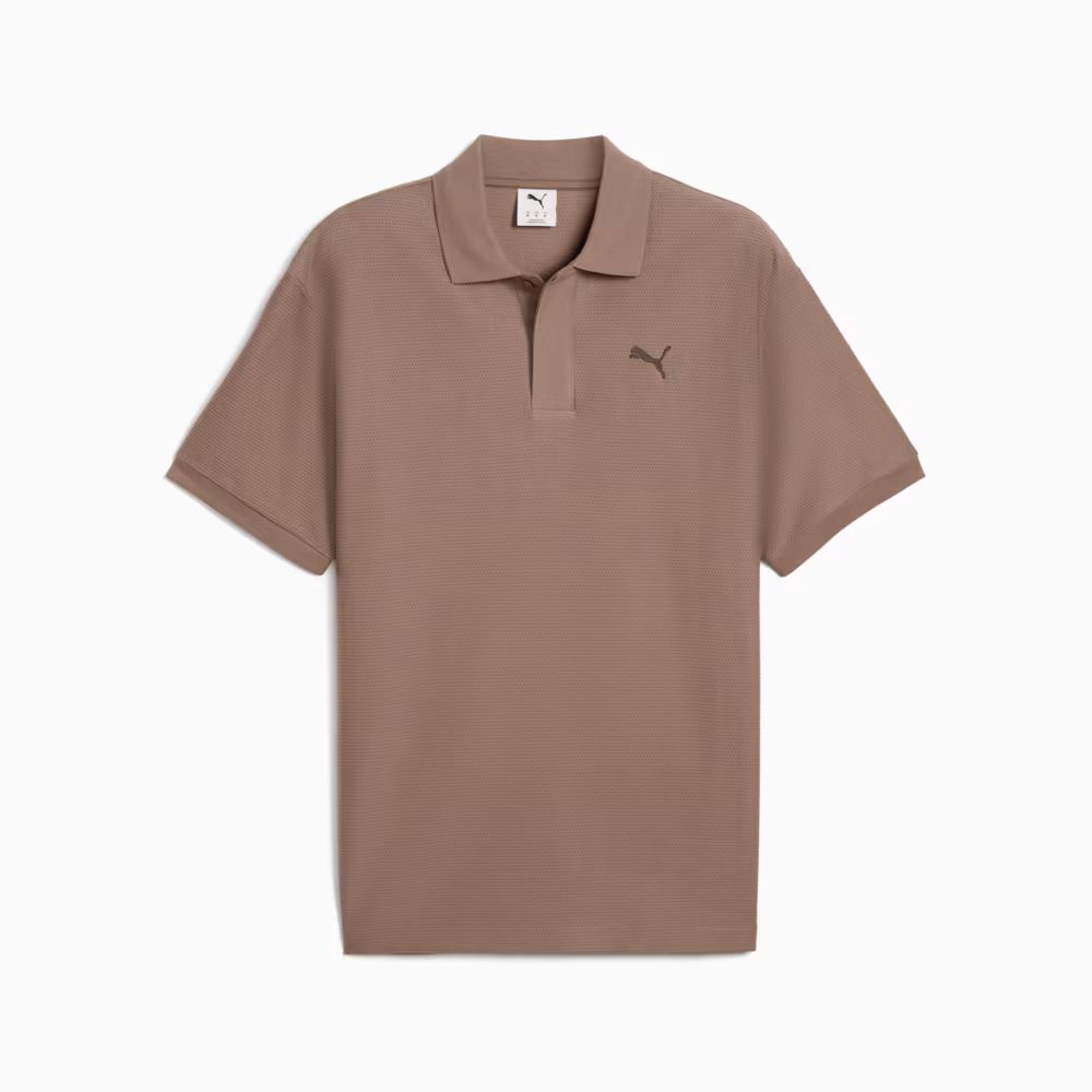 PUMA Premium Ess Relaxed Jacquard Polo Kişi Polo Köynəyi