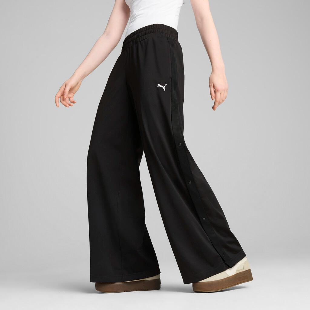 PUMA Wardrobe Ess Relaxed Low Rise Popper Pants op Kişi Şalvarı