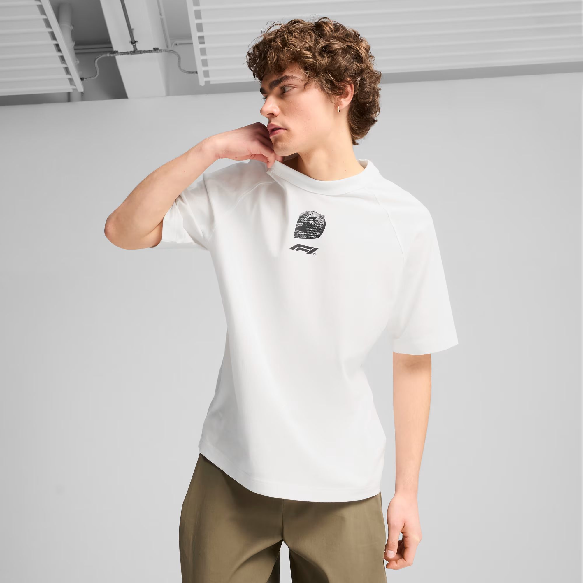 PUMA F1 Graphic Raglan Tee Kişi Köynəyi