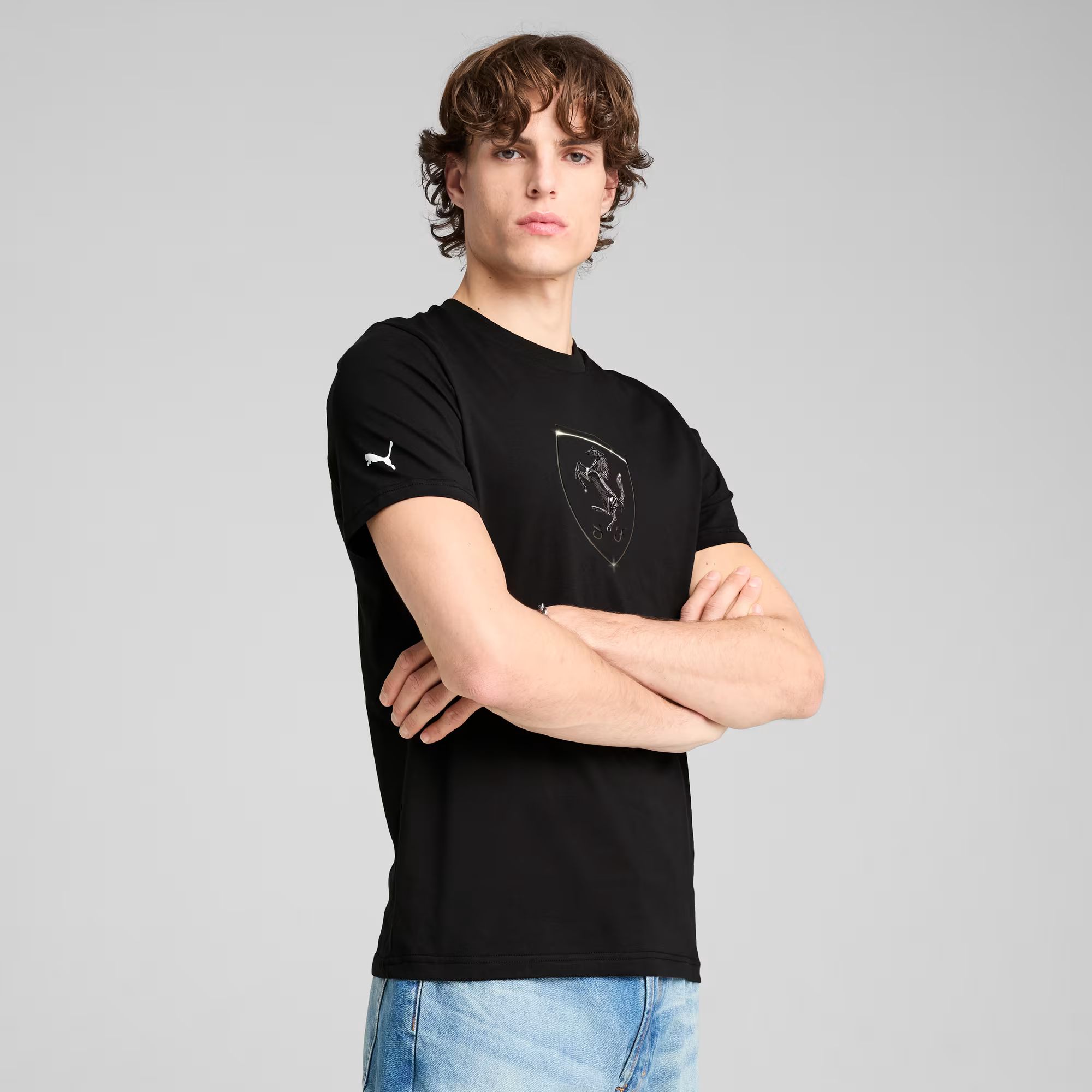 PUMA Ferrari Race Tonal Big Shield Tee Kişi Köynəyi