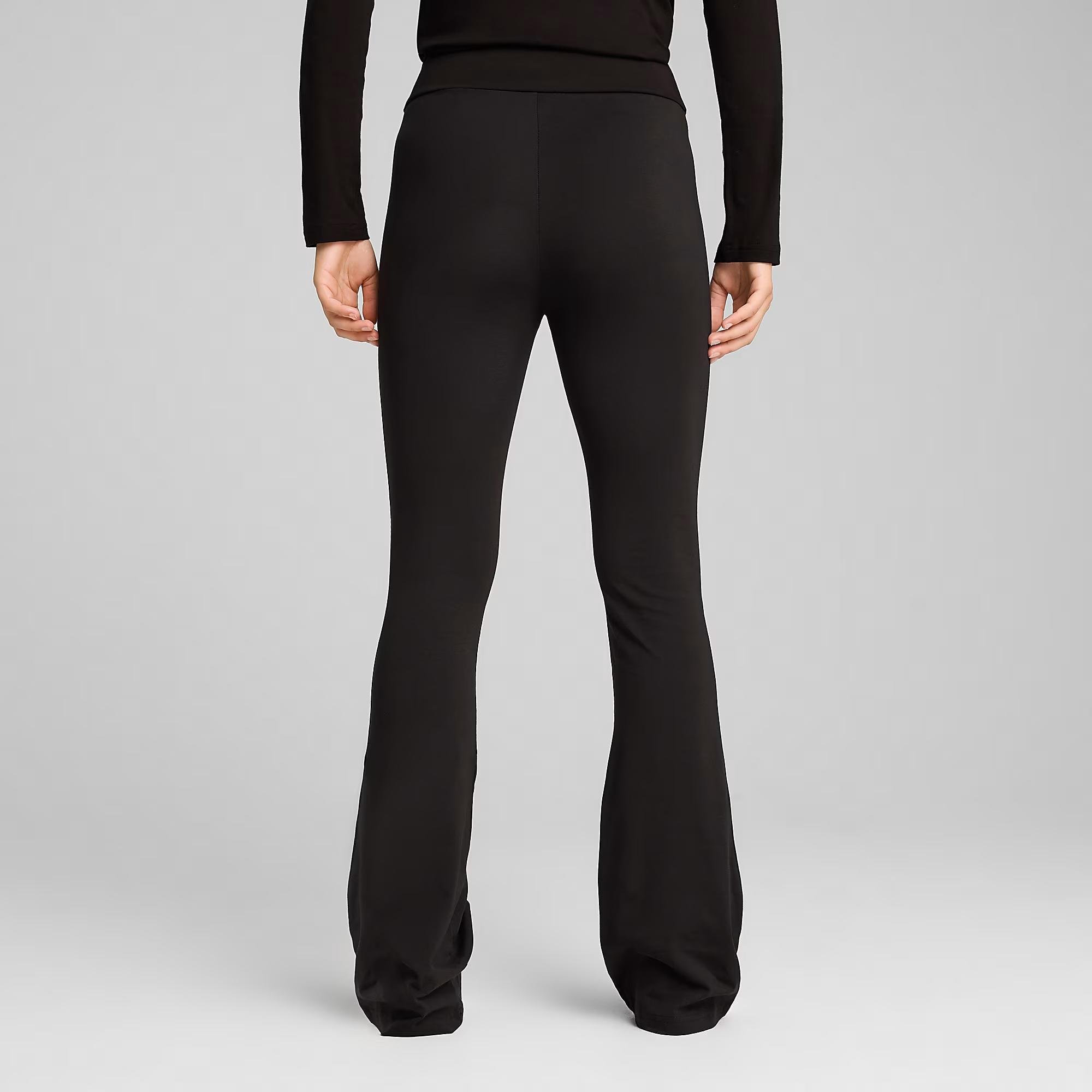 PUMA ESS Puma Logo High-Waist Flared Leggings Qadın Legginsləri