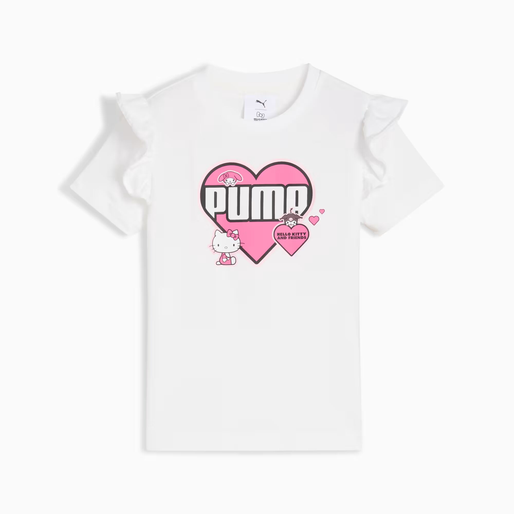 Puma X HELLO KITTY & FRIENDS Girls' Ruffle Tee