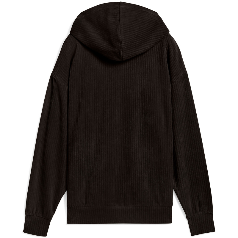 PUMA ESS ELEVATED Comfort Velour Rib Hoodie Qadınlar üçün hudi