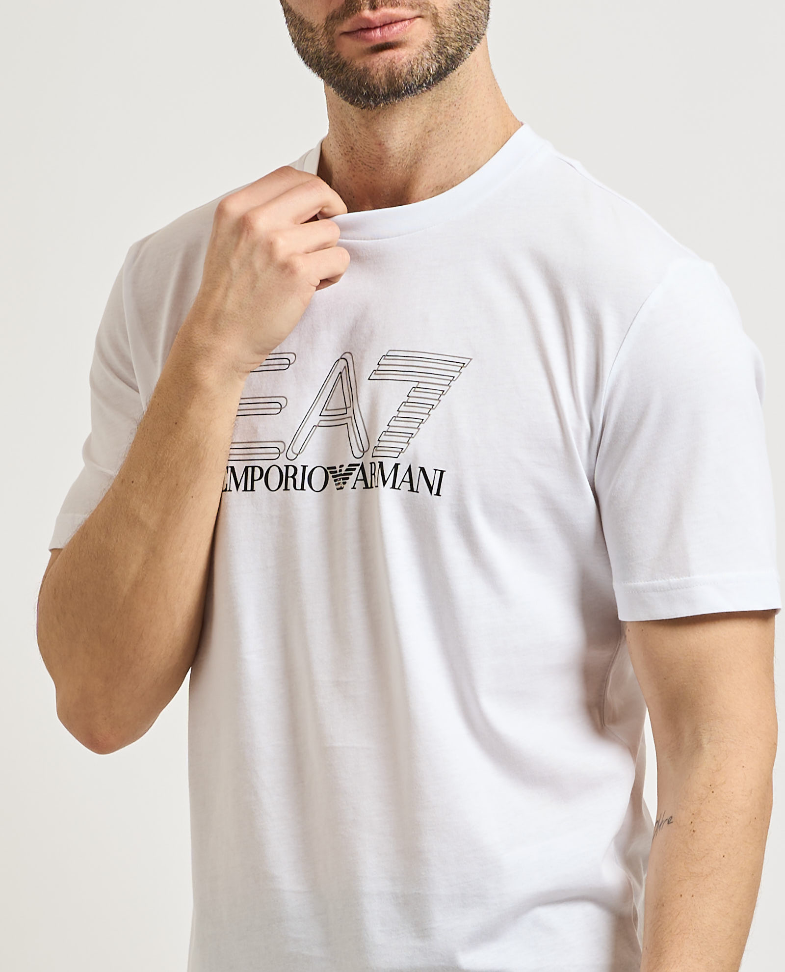 EMPORIO ARMANI EA7 Kişilər üçün qısaqol köynək