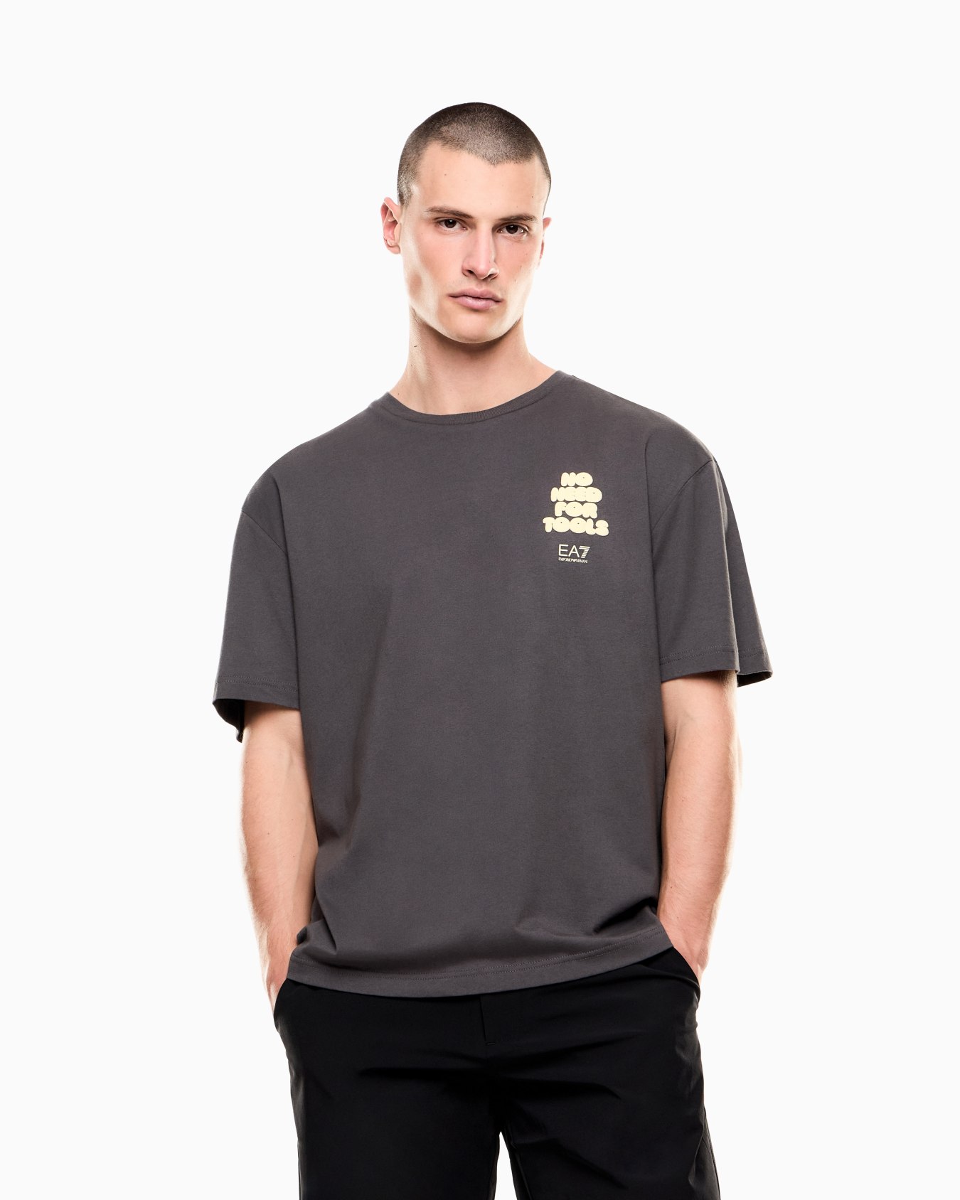 EMPORIO ARMANI EA7 Graphic Series Kişilər üçün qısaqol köynək