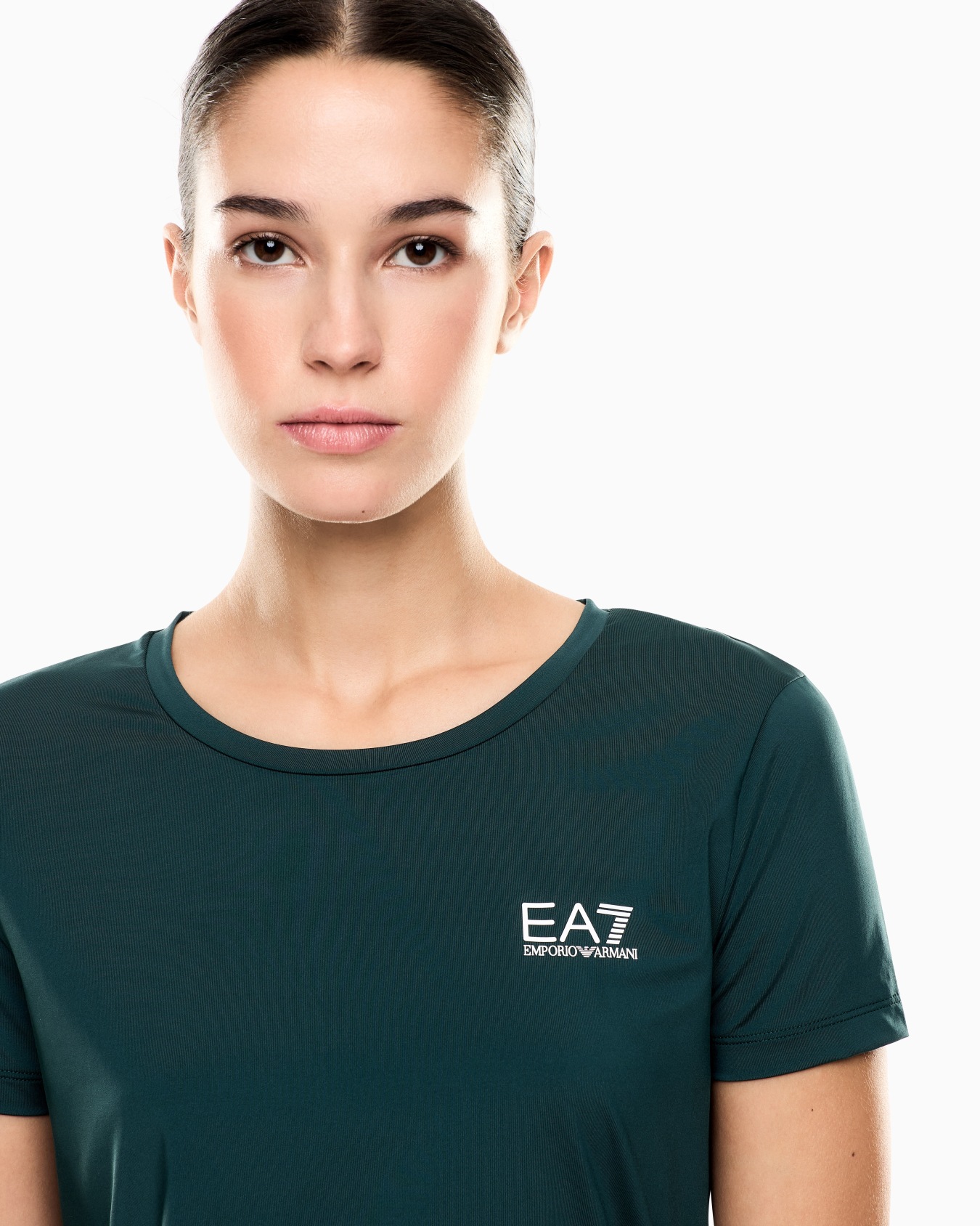 EMPORIO ARMANI EA7 Athlete T-shirt in VIGOR7 Qadınlar üçün qısaqol köynək