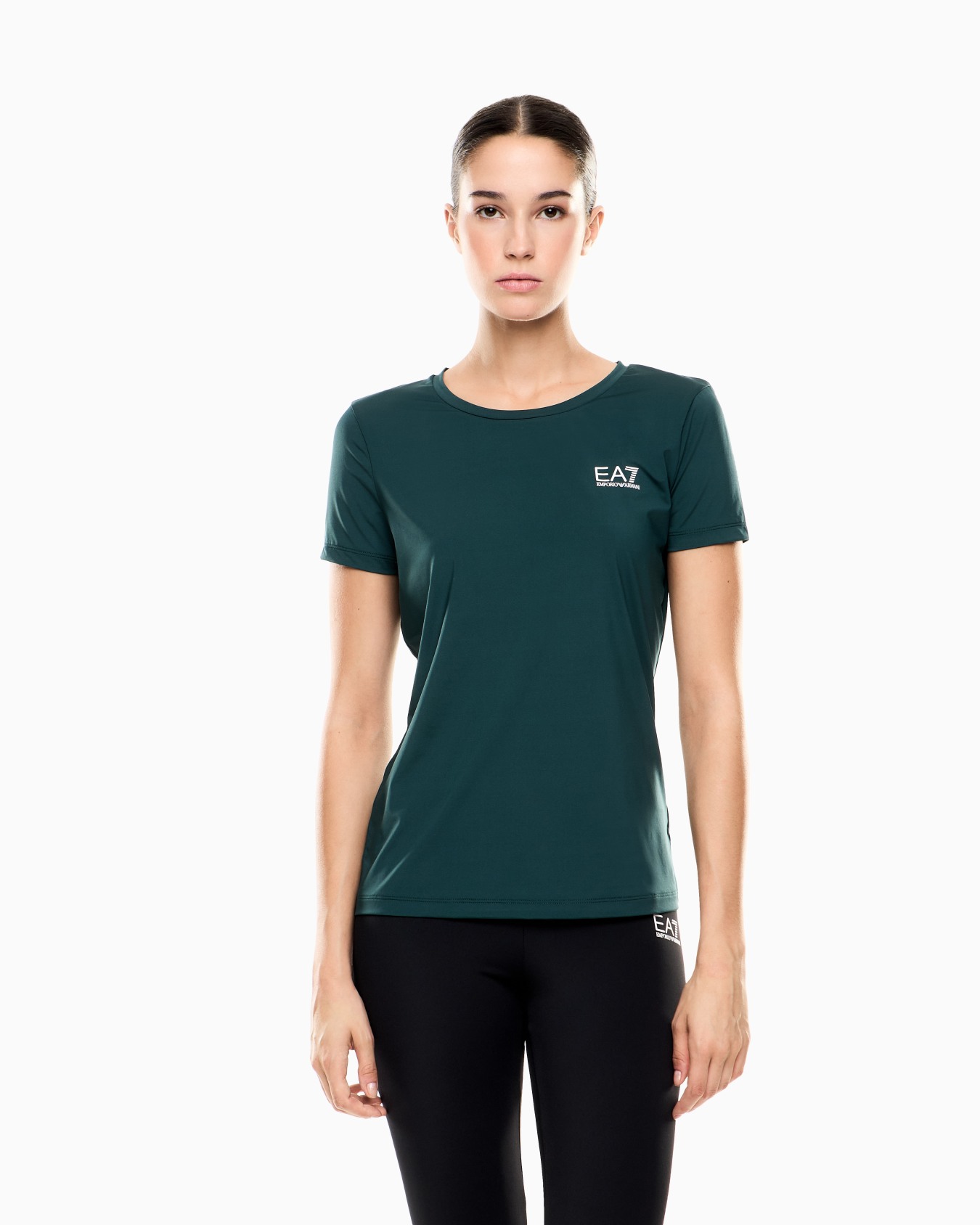 EMPORIO ARMANI EA7 Athlete T-shirt in VIGOR7 Qadınlar üçün qısaqol köynək