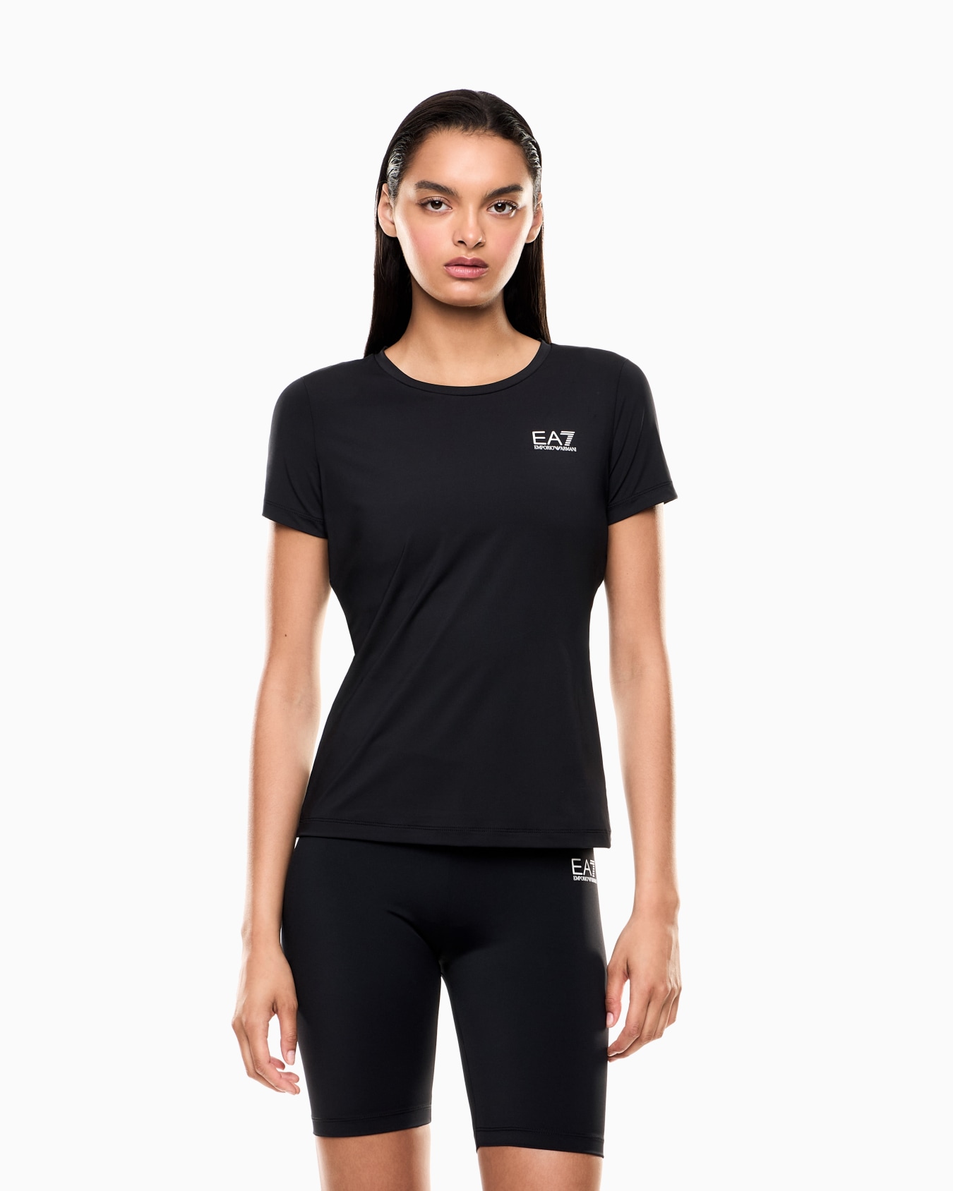 EMPORIO ARMANI EA7 Athlete T-shirt in VIGOR7 Qadınlar üçün qısaqol köynək