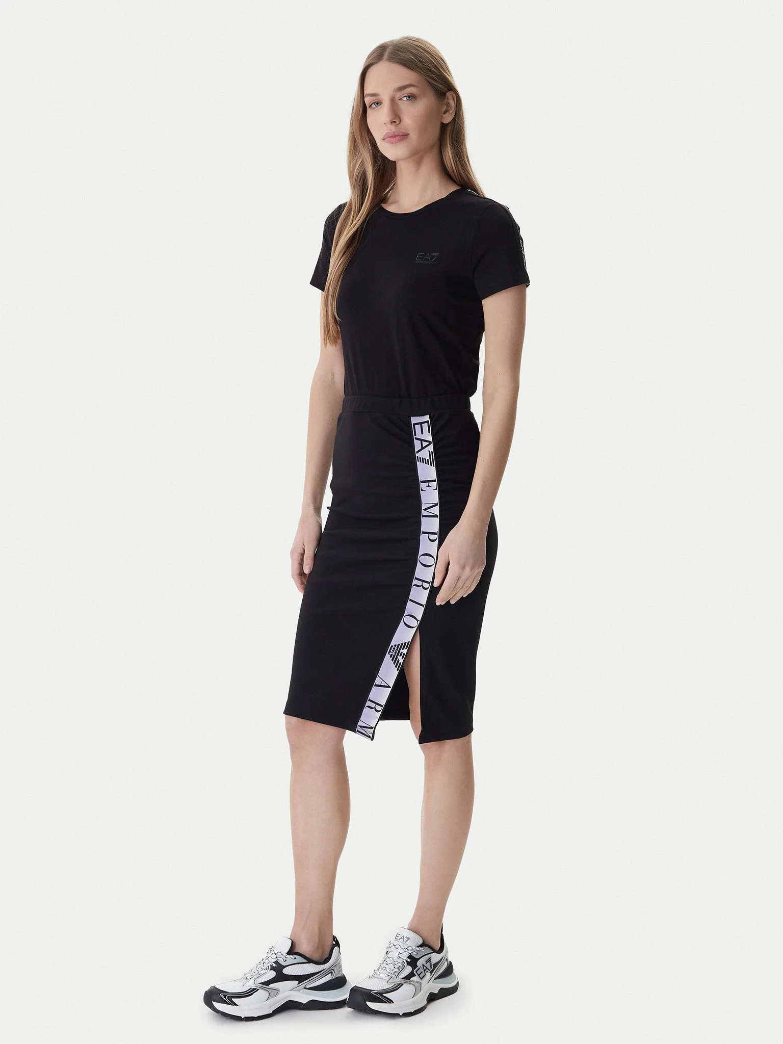 EMPORIO ARMANI EA7 Qadınlar üçün qısaqol köynək