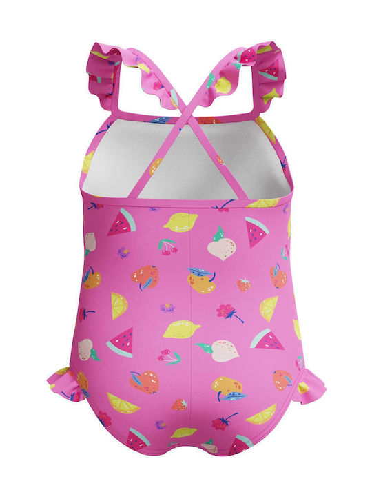 Speedo Print Frill Thinstrap Swimwear Uşaqlar üçün üzgüçülük geyimi