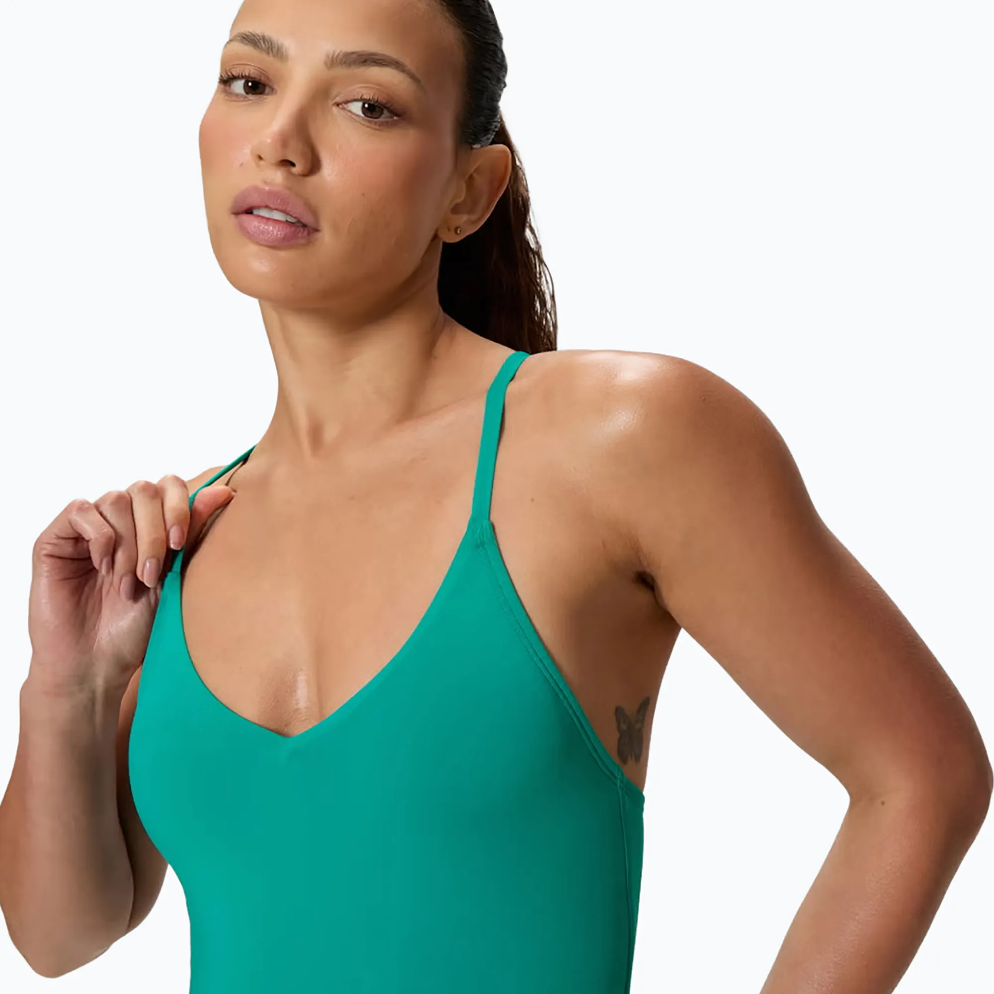 Speedo Solid V-Neck Qadınlar üçün üzgüçülük geyimi