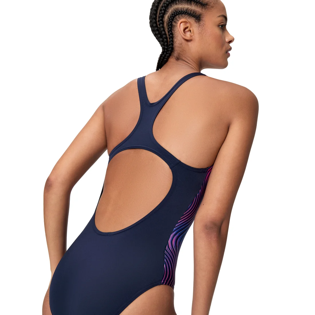 Speedo Eng Print Medalist Qadınlar üçün üzgüçülük geyimi