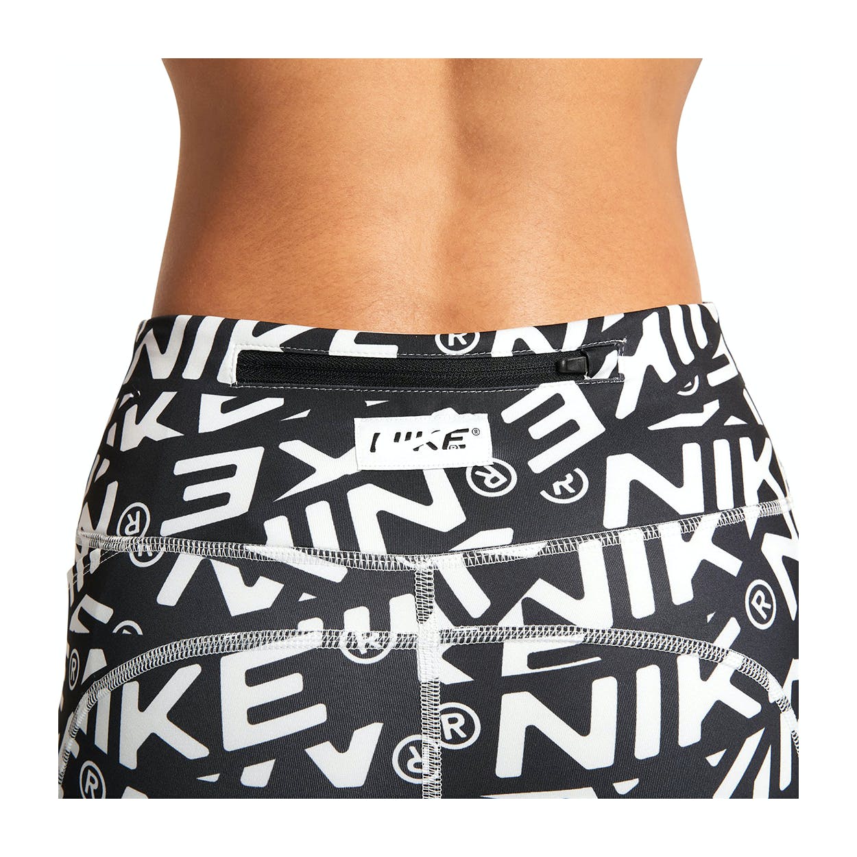 NIKE DRI-FIT FAST ORTA BEL QADIN LEQQINSLƏRİ