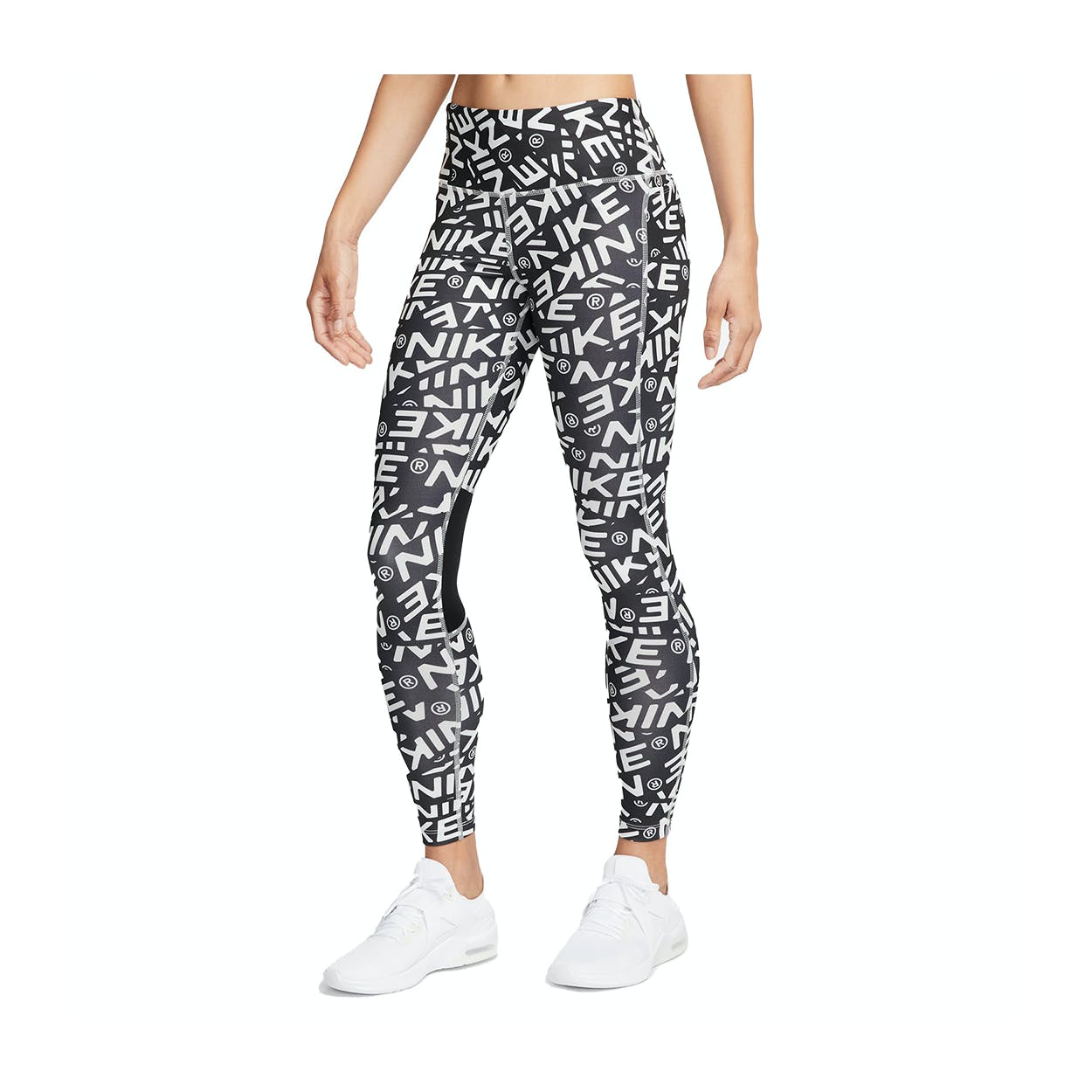 NIKE DRI-FIT FAST ORTA BEL QADIN LEQQINSLƏRİ