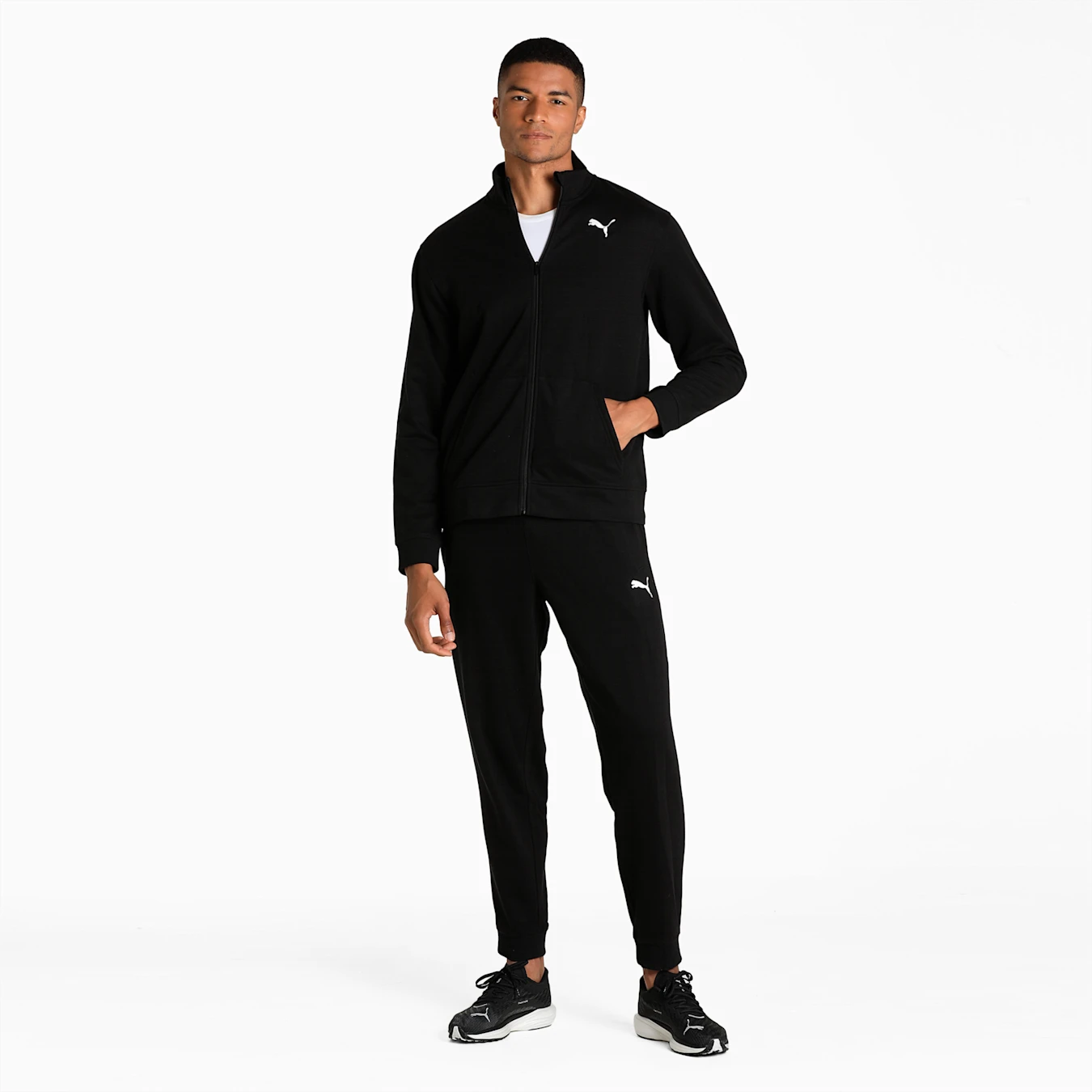 PUMA TRAIN FAV KNITTED MEN'S TRACKSUIT