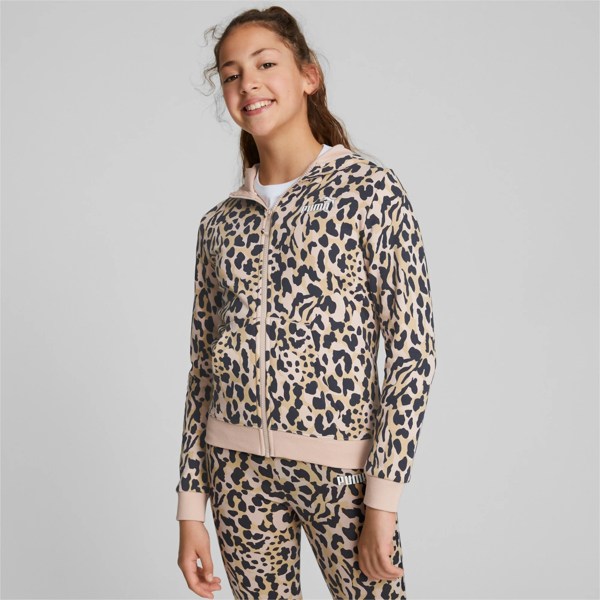 PUMA ALPHA AOP FULL-ZIP QIZLAR ÜÇÜN HUDI