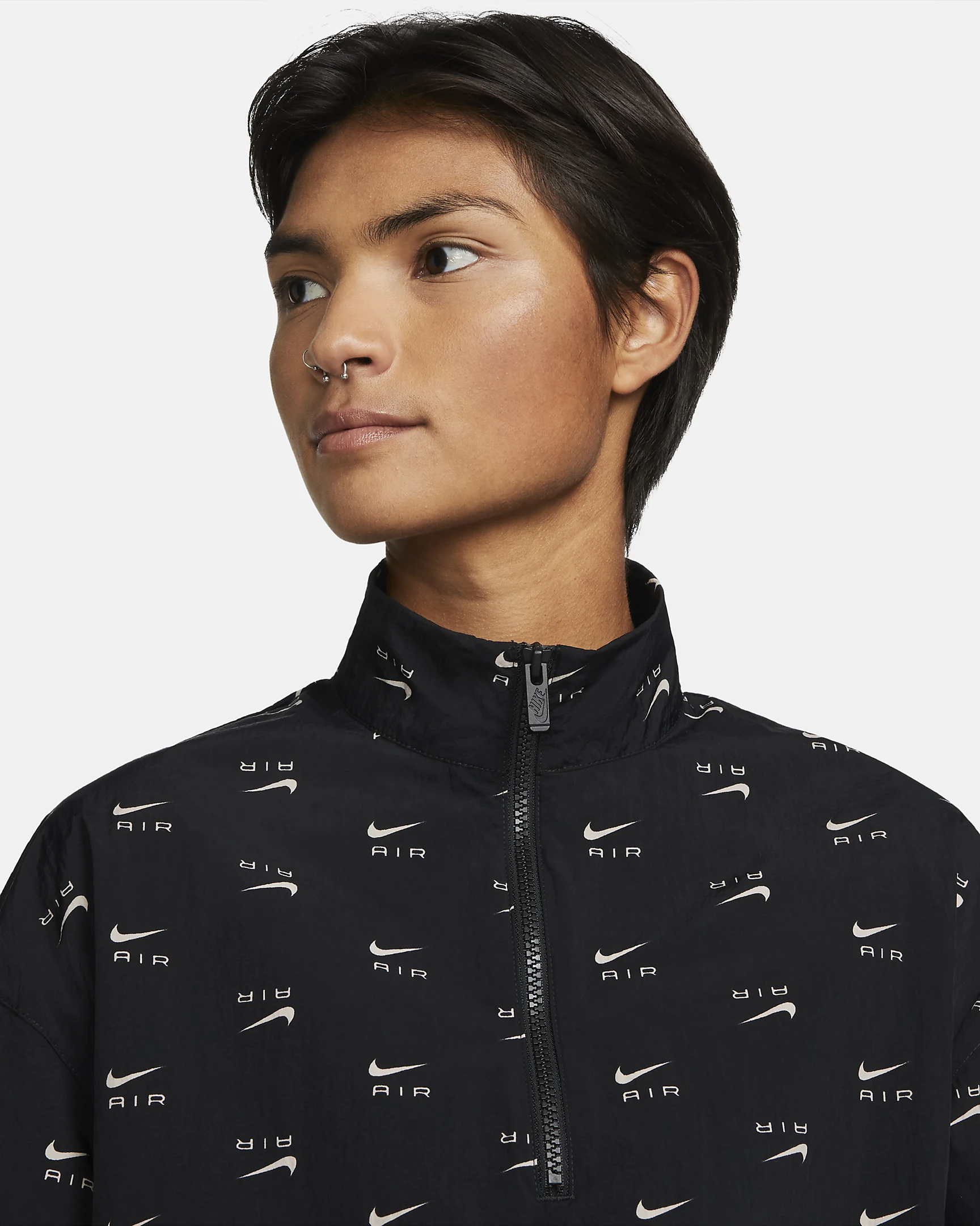 NIKE AIR NSW 1/4-ZIP MOD QADIN QISA İDMAN JAKETİ