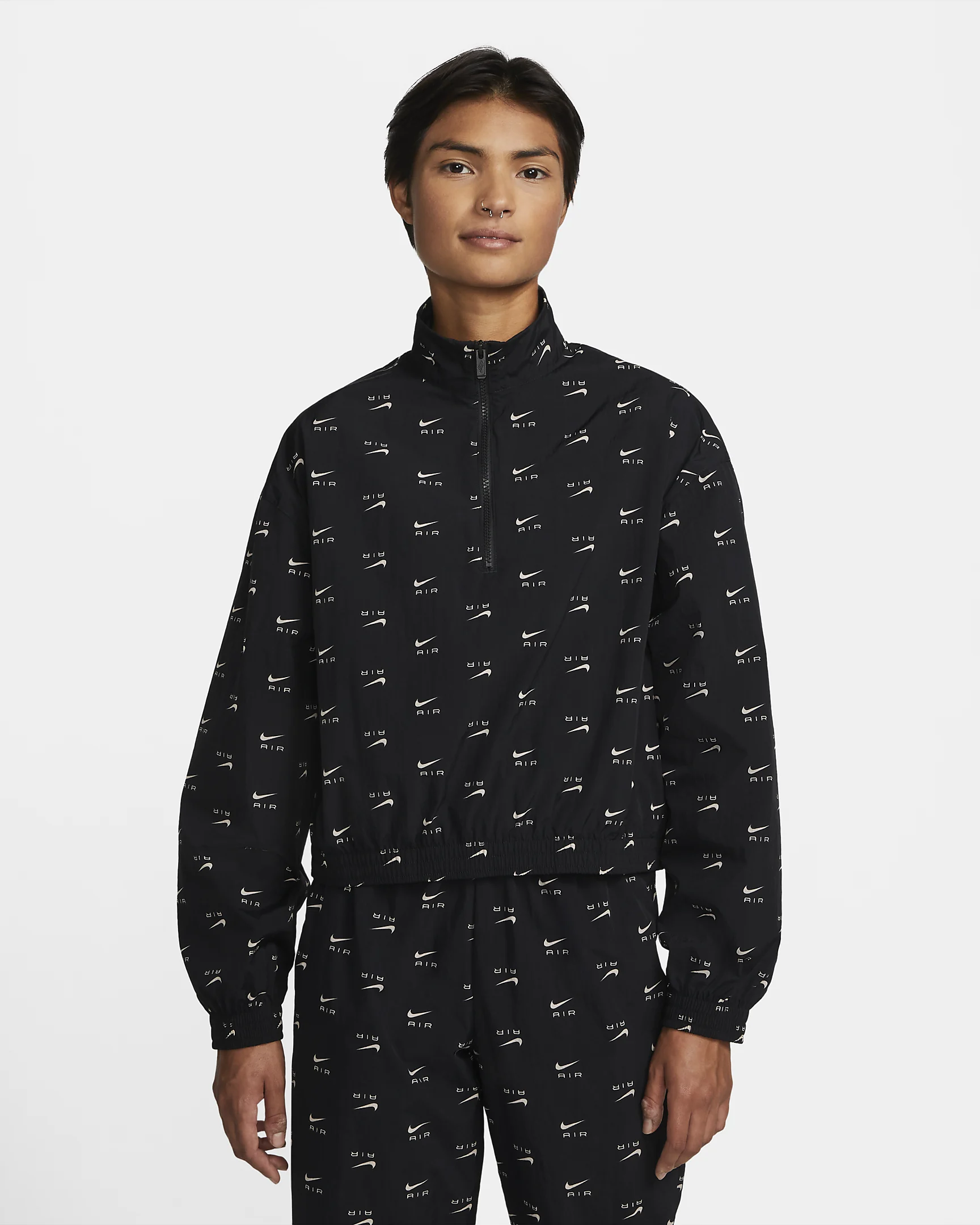 NIKE AIR NSW 1/4-ZIP MOD QADIN QISA İDMAN JAKETİ