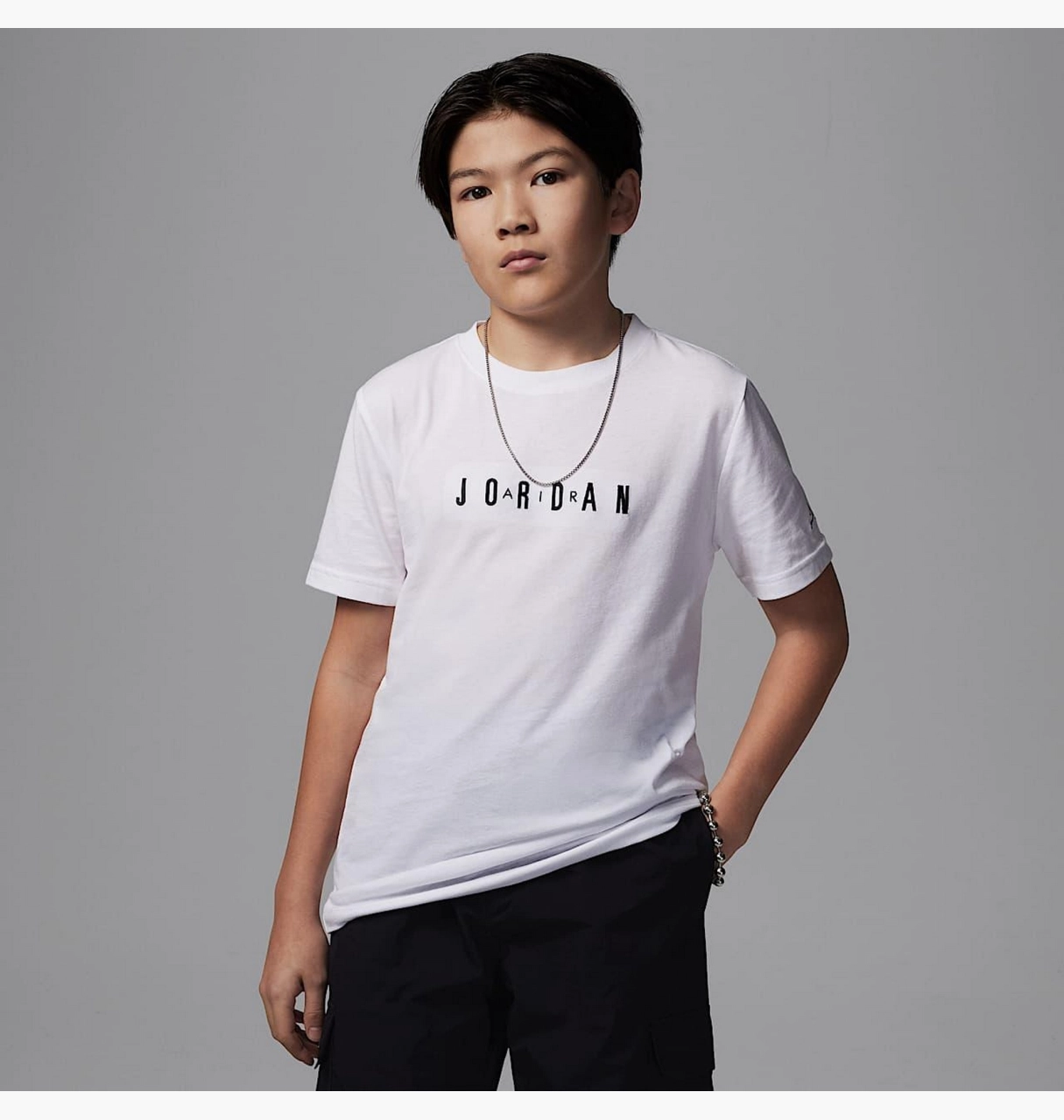 JORDAN Embroidered Logo UŞAQ KÖYNƏYİ