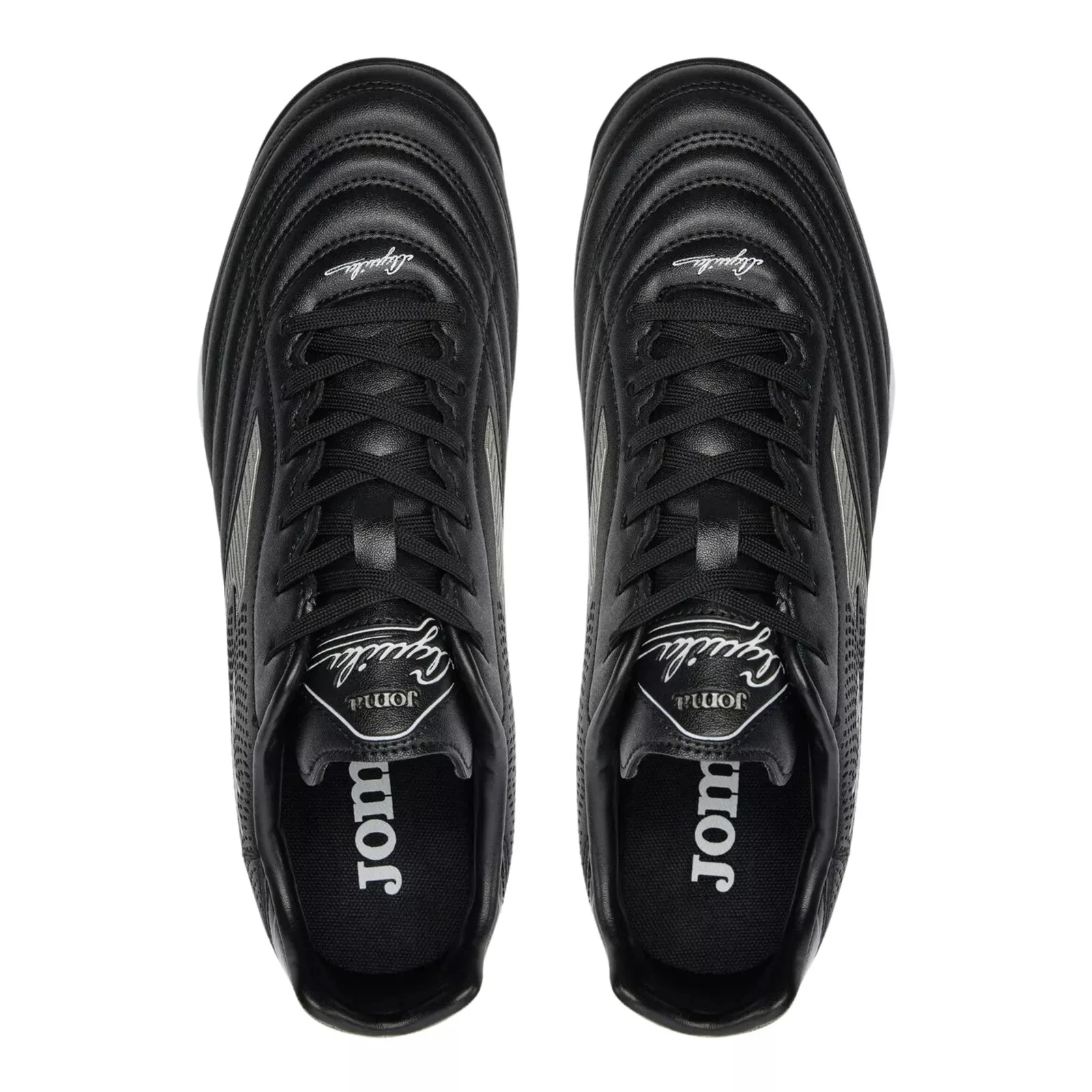 JOMA AGUILA 2401 NEGRO BLANCO TURF KİŞİ FUTBOL AYAQQABILARI