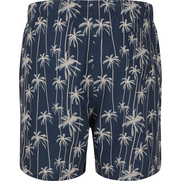 CRUZ ROHAN M MID THIGH Şortlar PRINT 3632 NAVY PALM