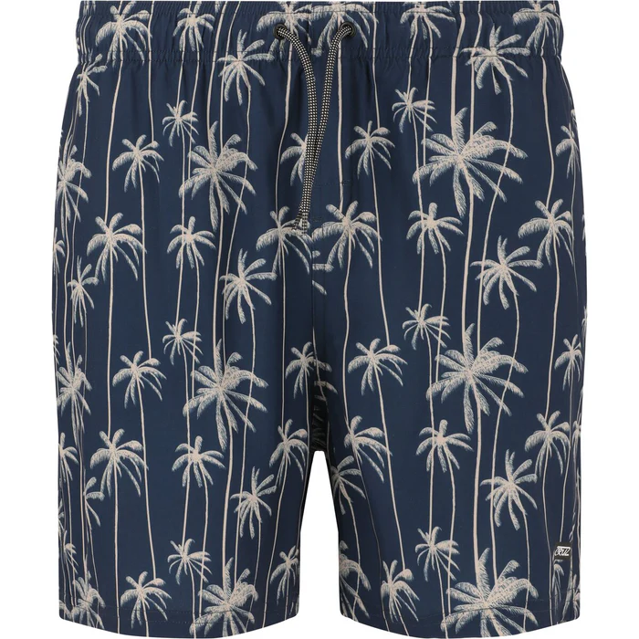 CRUZ ROHAN M MID THIGH Şortlar PRINT 3632 NAVY PALM
