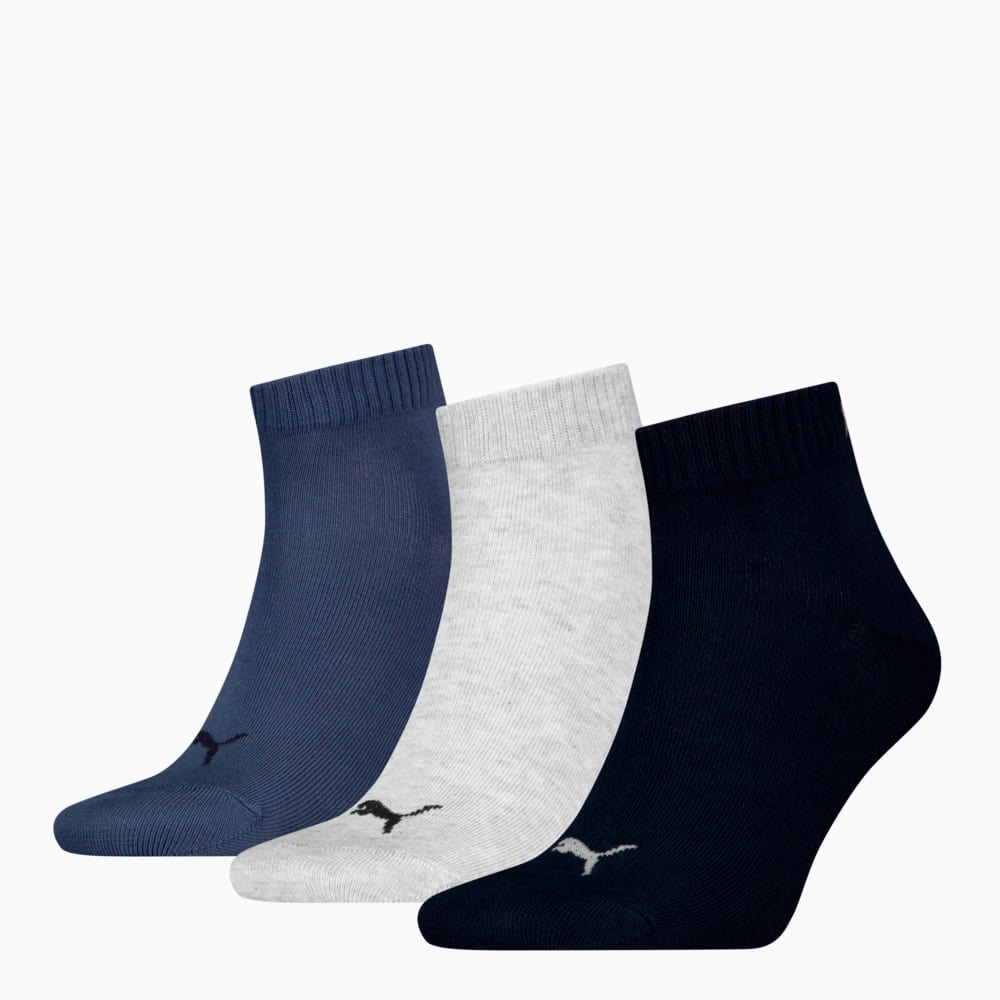 PUMA Quarter Socks 3 dəst Uniseks corablar