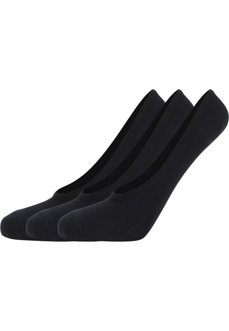 Coter Sürətli Quru Sneaker Corab 3‑lük Qara