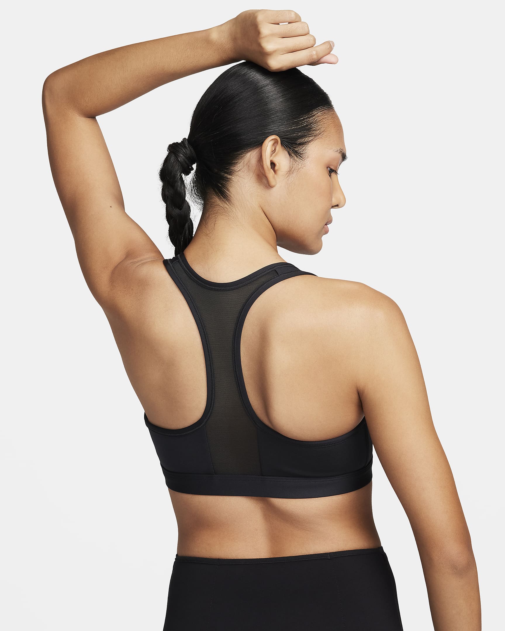 NIKE DF SWOOSH PDED FZ BRA
