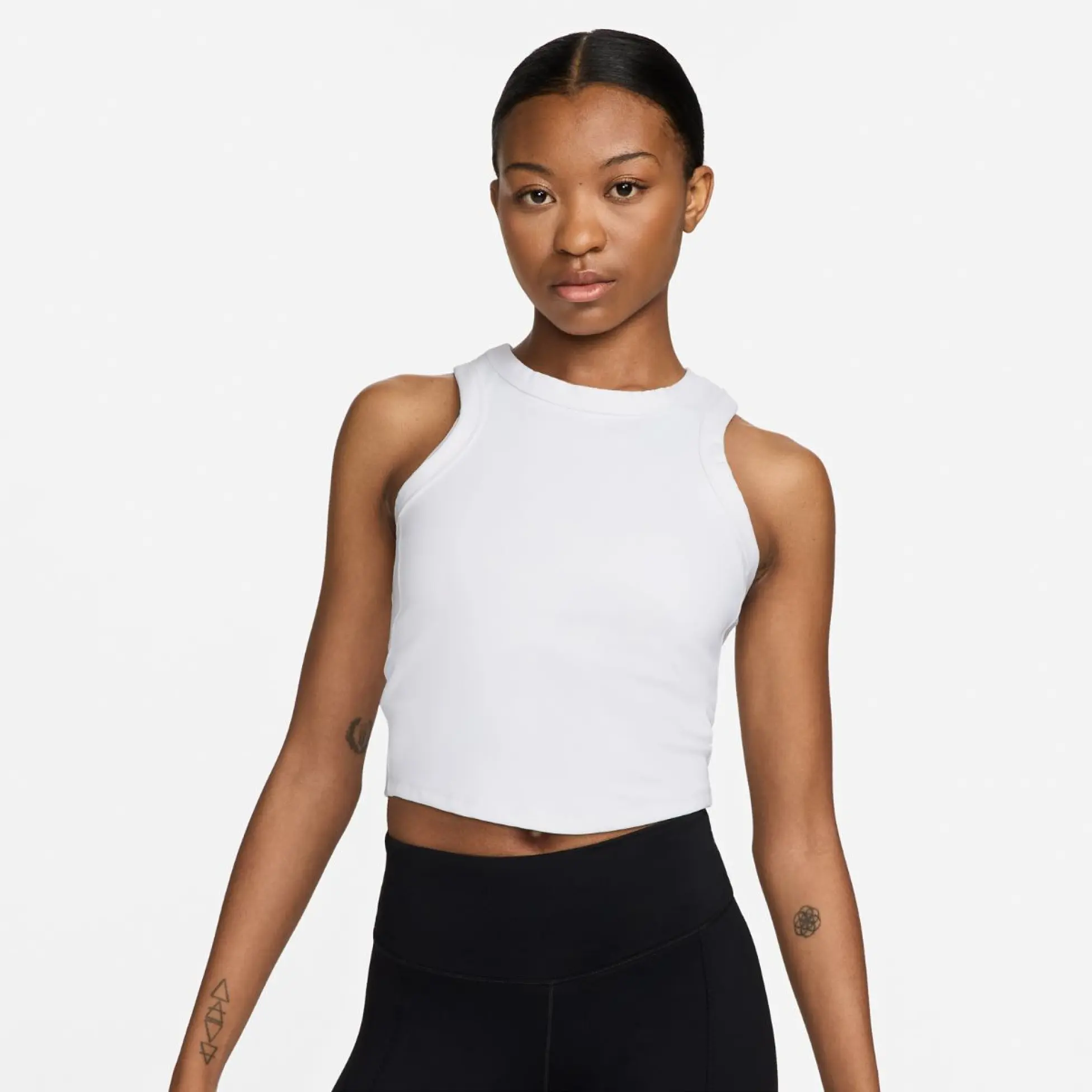Nike One Fitted Dri Fit Crop Tank Qadınlar üçün qısa mayka