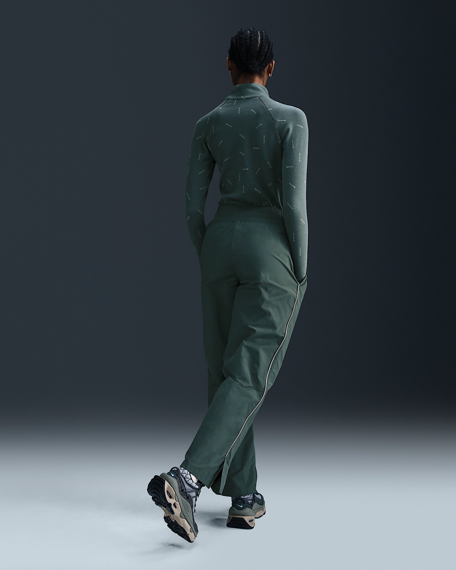 Nike Women's Mid-Rise Repel Asimmetrik Şalvar