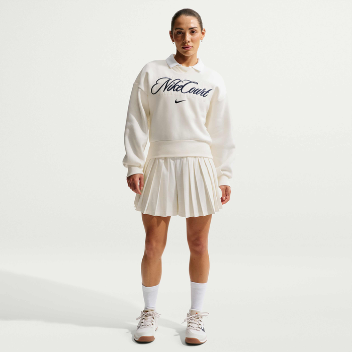 Nike Court Collection Dri-FIT Qadınlar üçün yüksək bel kəsimli tennis şortları
