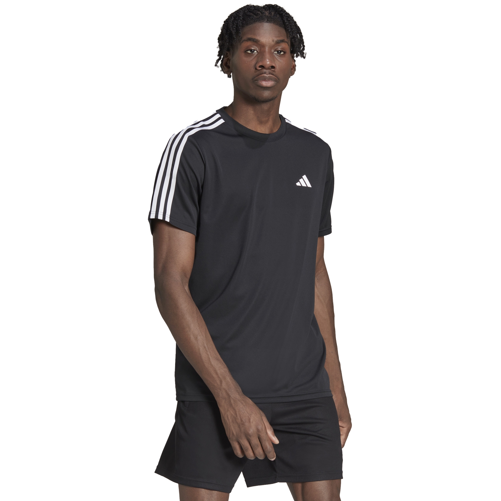 Adidas Train Essentials 3-Stripes Kişilər üçün köynək