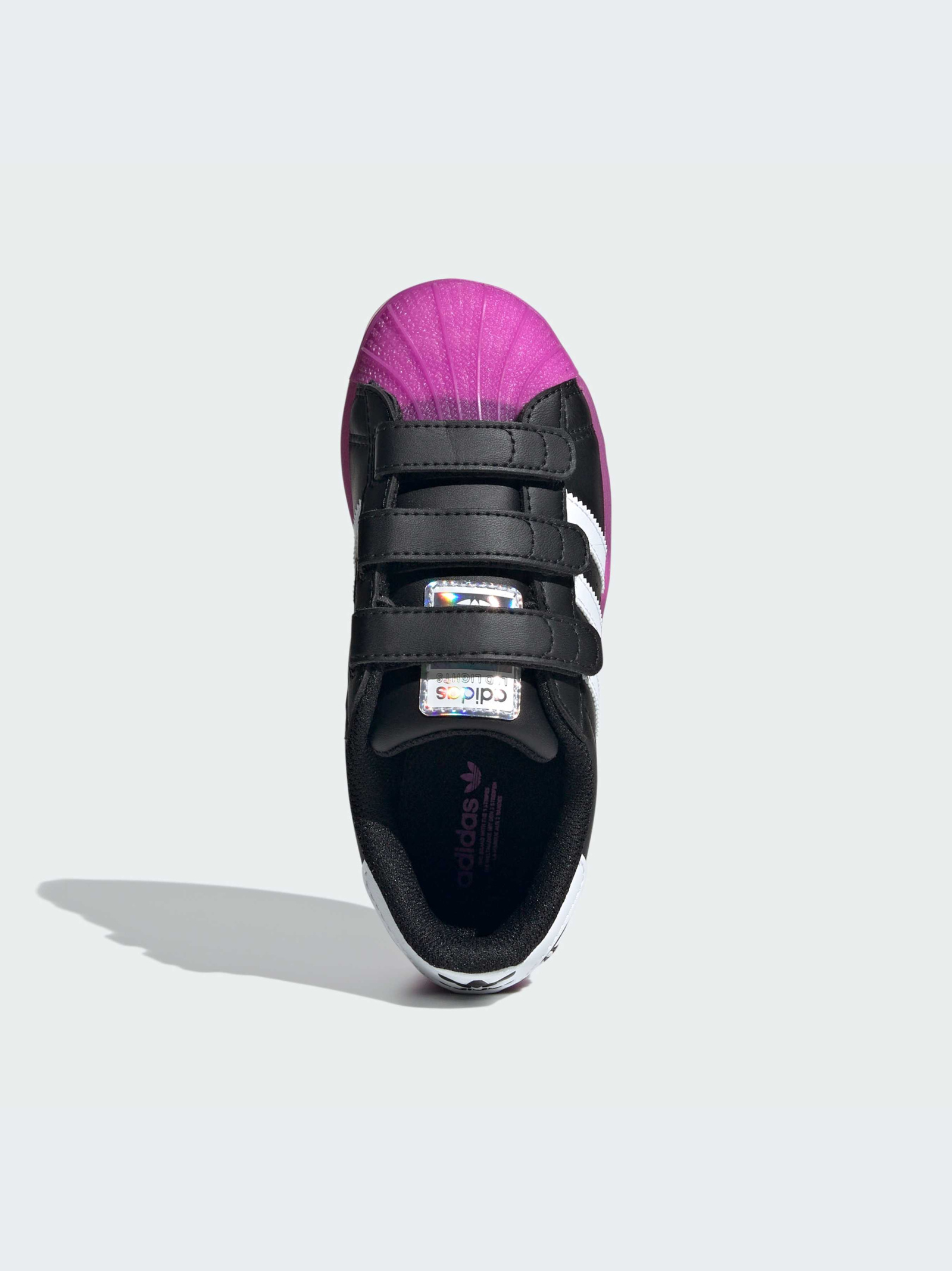 ADIDAS Superstar LED Lights Comfort Closure KIDS' SHOES