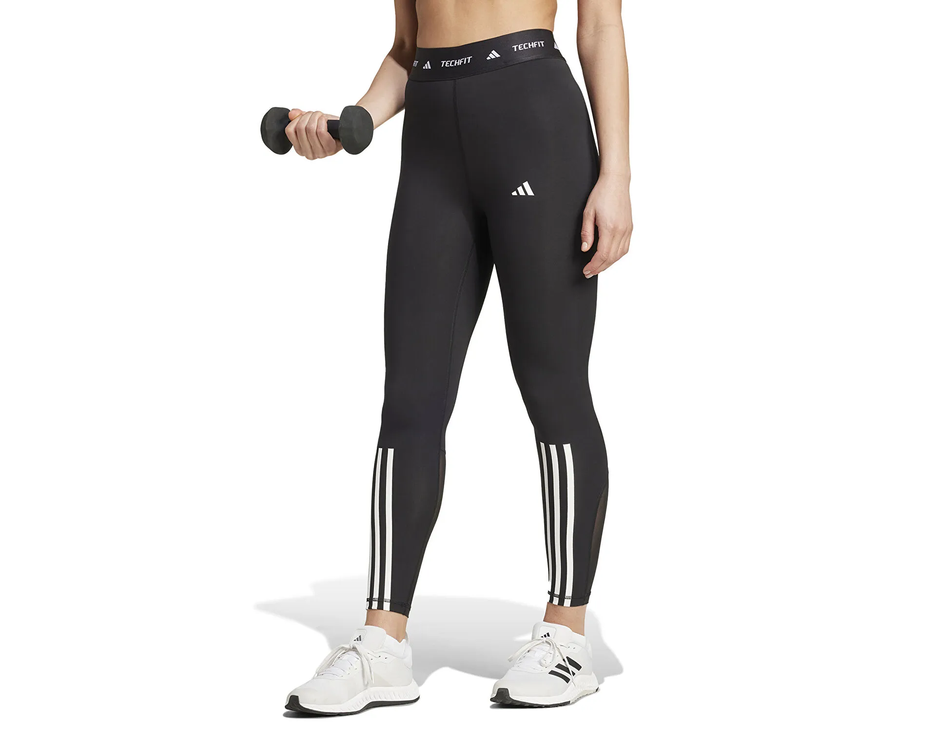 Adidas TECHFIT 3-Stripes 7/8 Qadınlar üçün legginslər