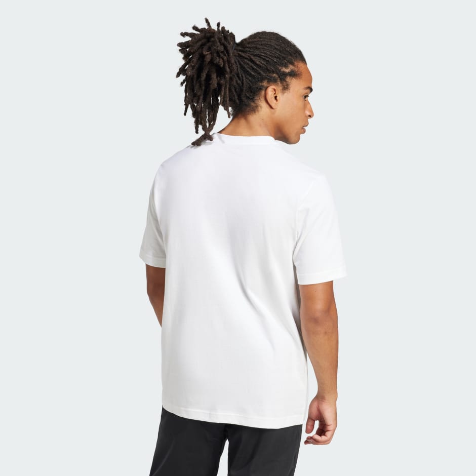 Adidas Lounge Slides Graphic Pocket Tee