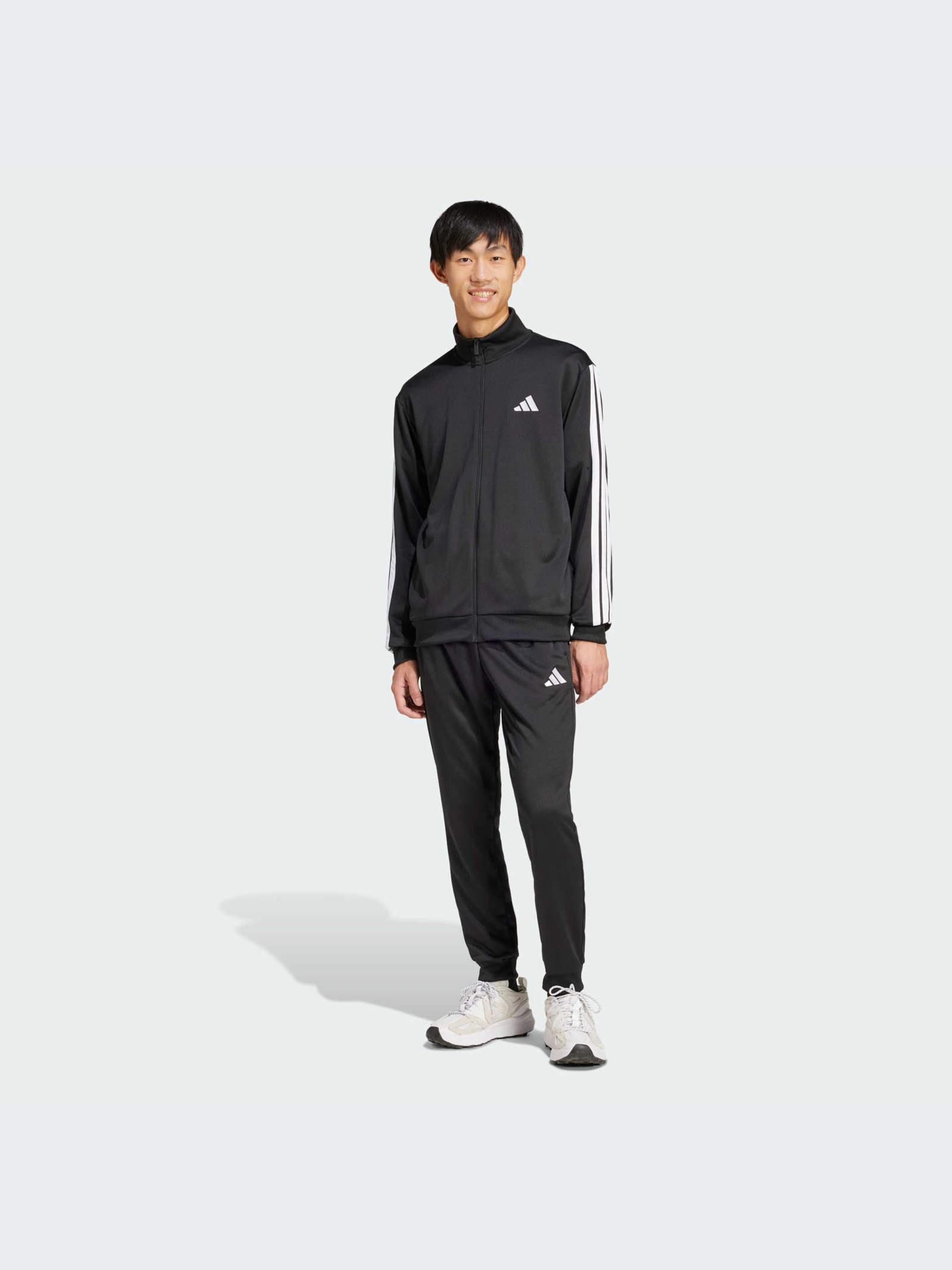 Adidas Sportswear Basic 3-Stripes French Terry Kişilər üçün idman dəsti
