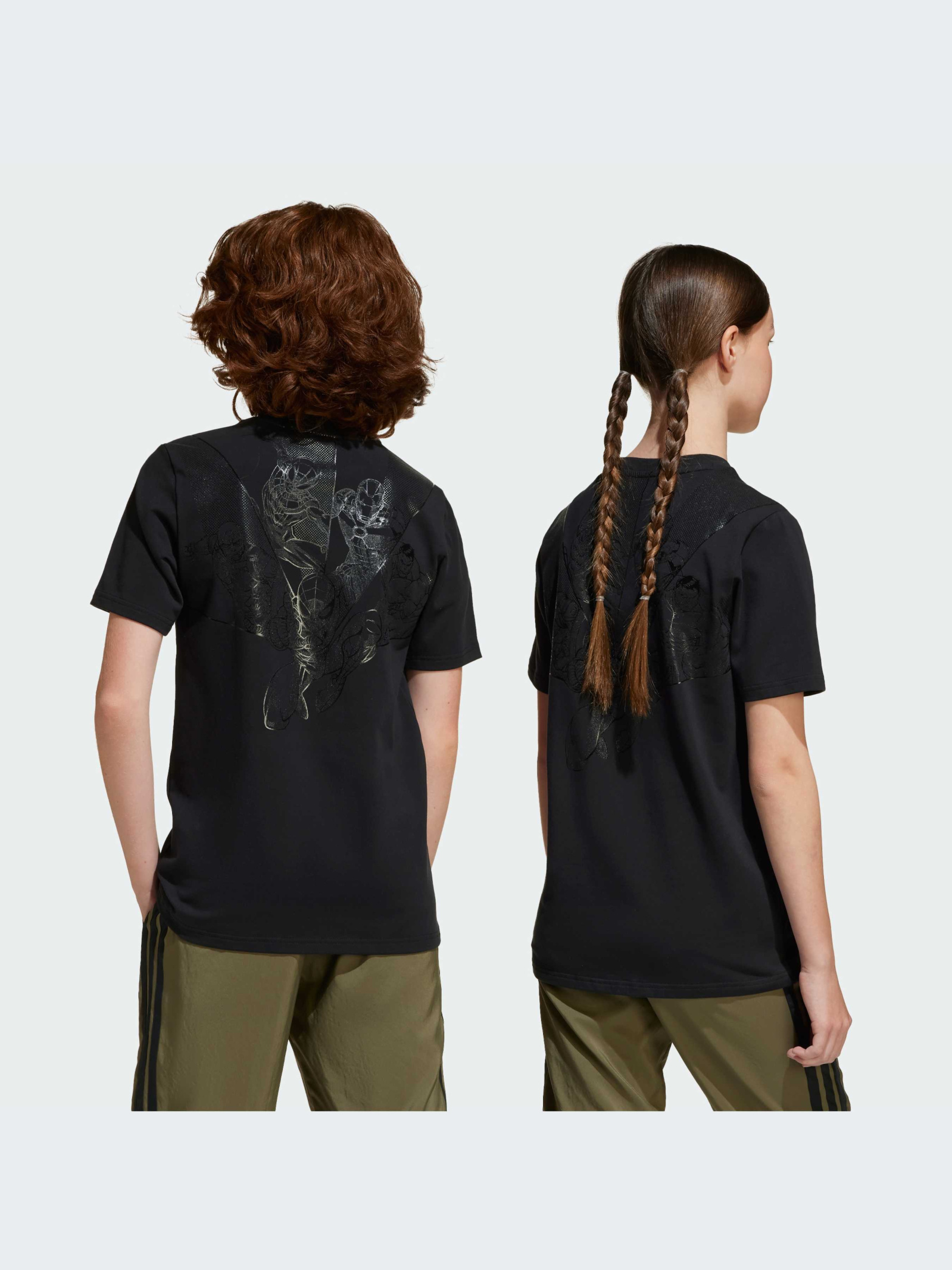 Adidas x Marvel Superheroes Graphic Tee Uşaqlar üçün köynək