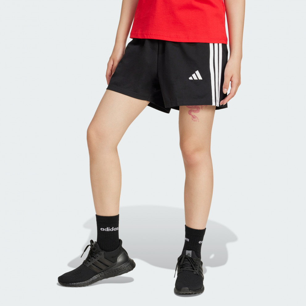 Adidas Essentials 3-Stripes Cotton Shorts Qadınlar üçün şortlar