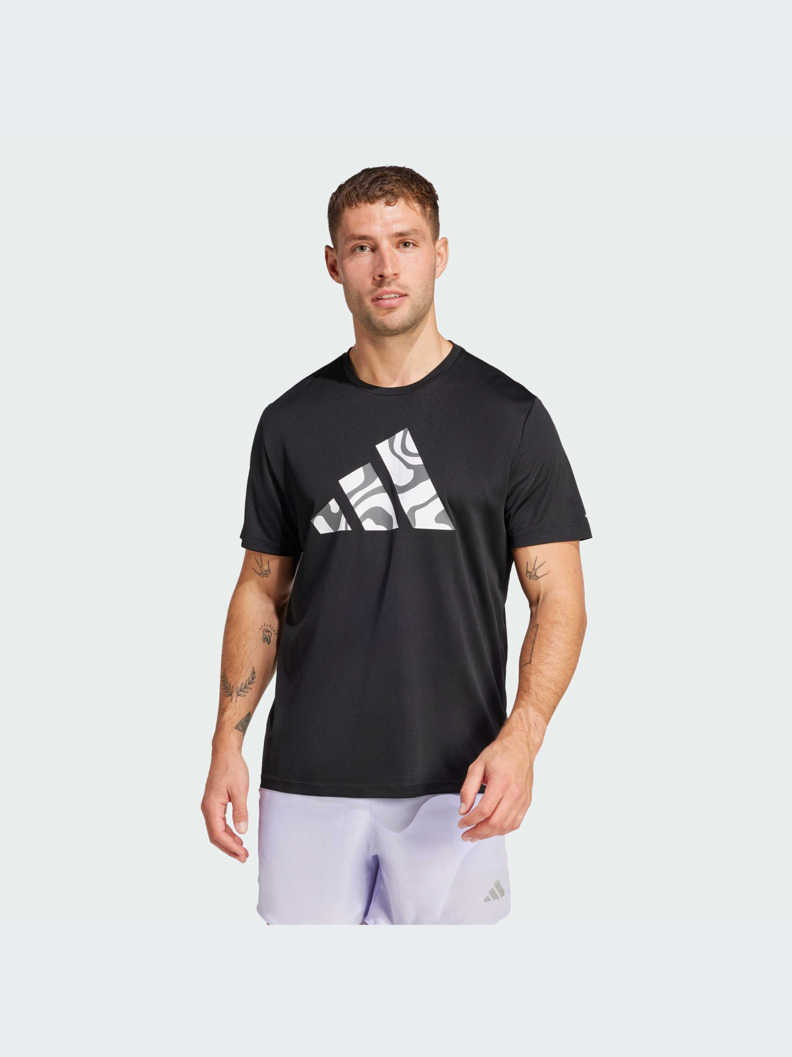 Adidas Run It Brand Love Tee Kişilər üçün köynək