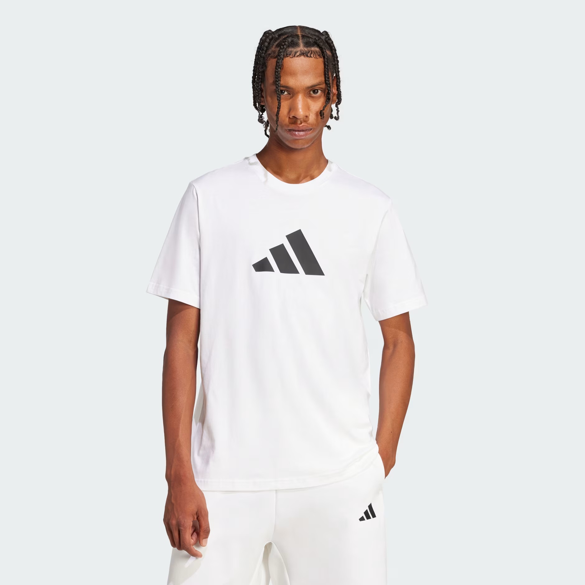 Adidas Future Icons 3 Bar Logo Tee Kişilər üçün köynək