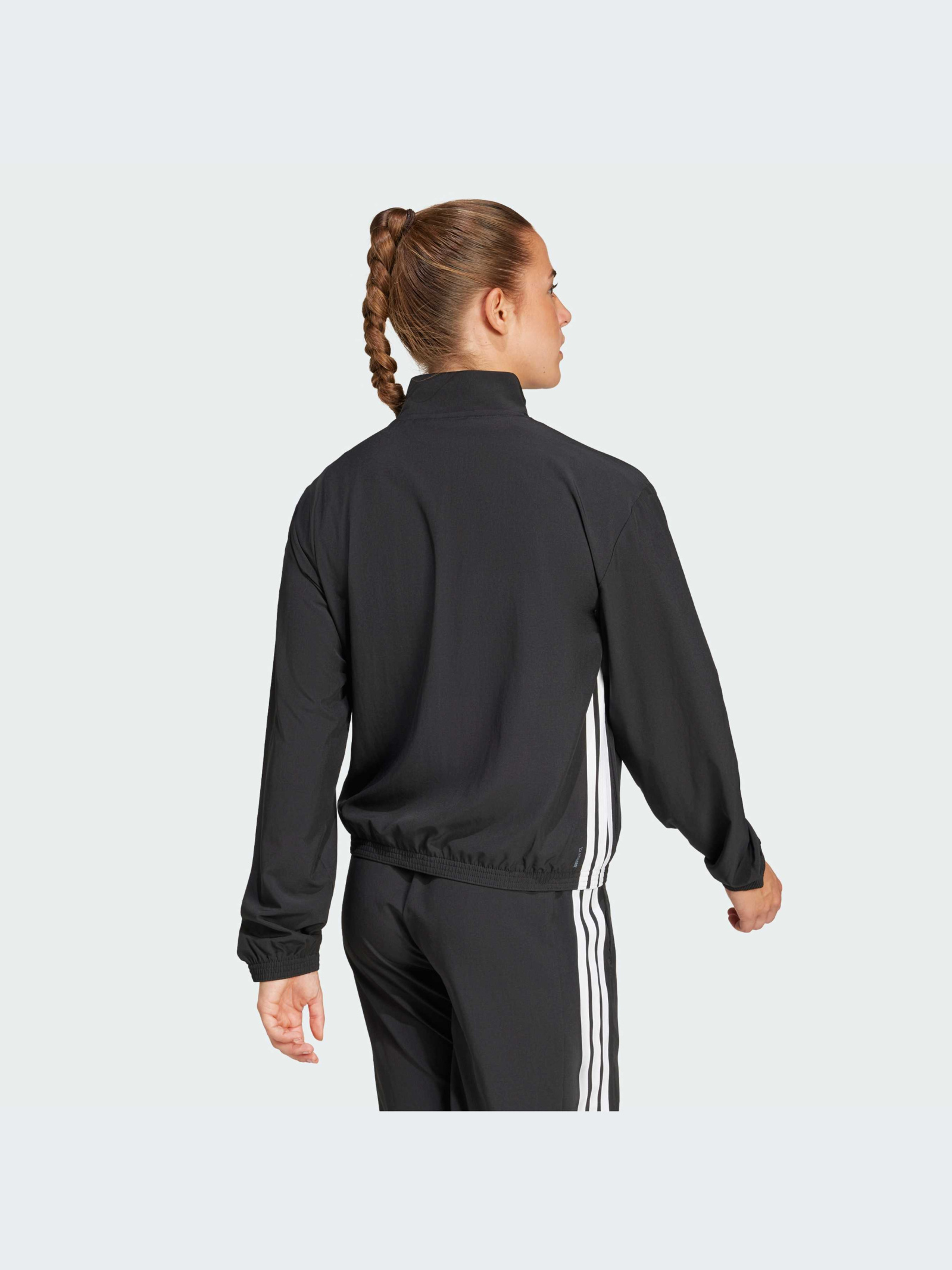 Adidas Train Essentials 3-Stripes Woven Warm-Up Qadınlar üçün jaket