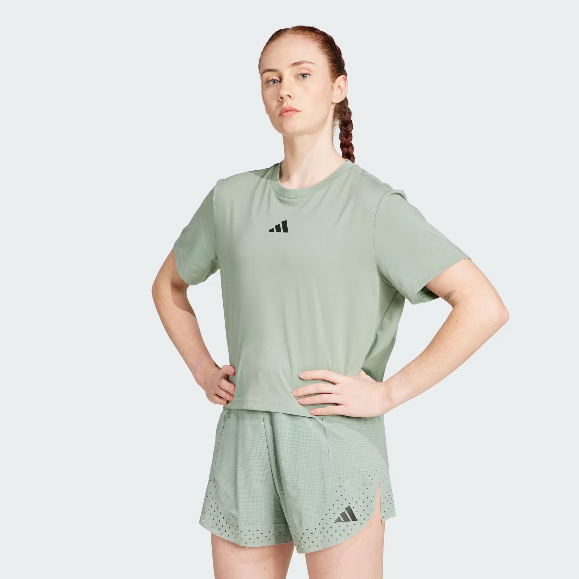 Adidas CLIMACOOL Training Graphic Tee Qadınlar üçün köynək