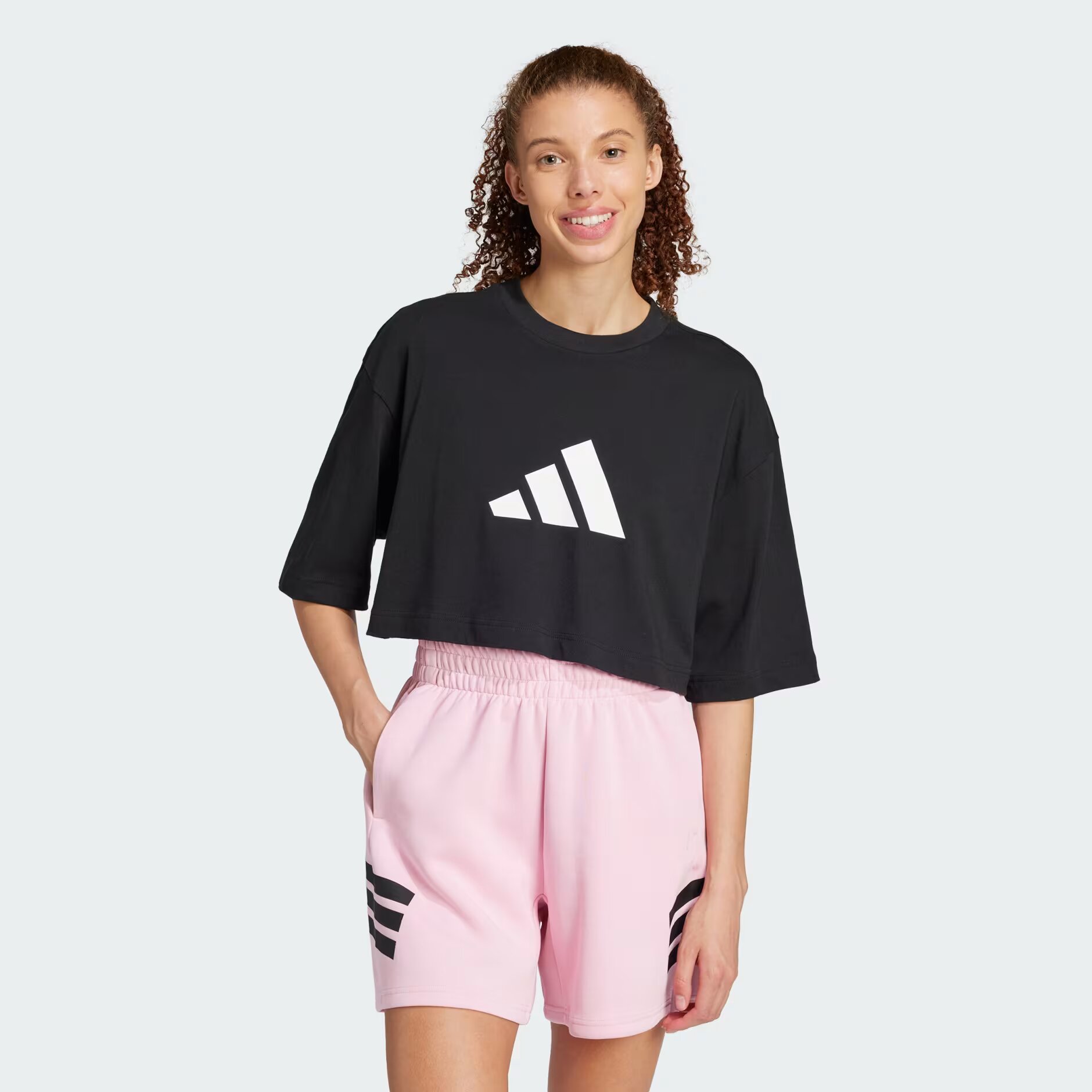 Adidas Future Icons 3 Bar Logo Tee Qadınlar üçün köynək